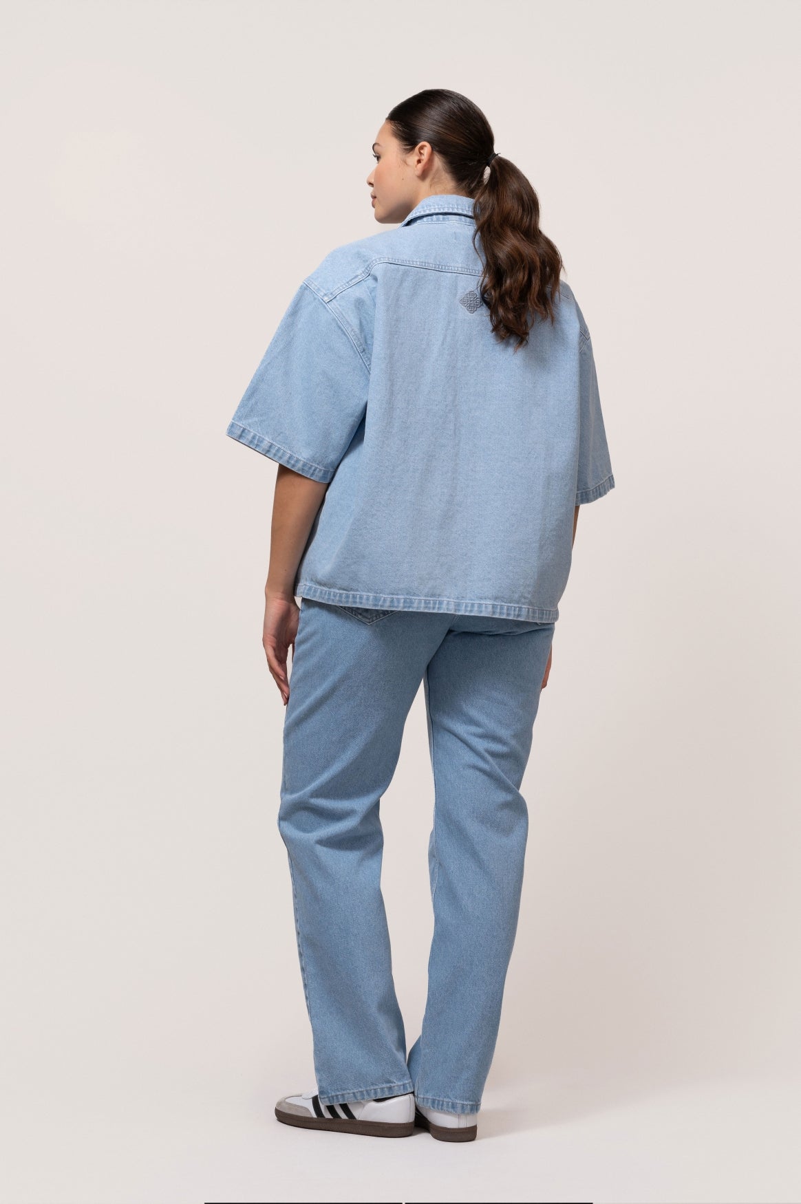 ASTRA DENIM BOXY SHIRT | BLUE