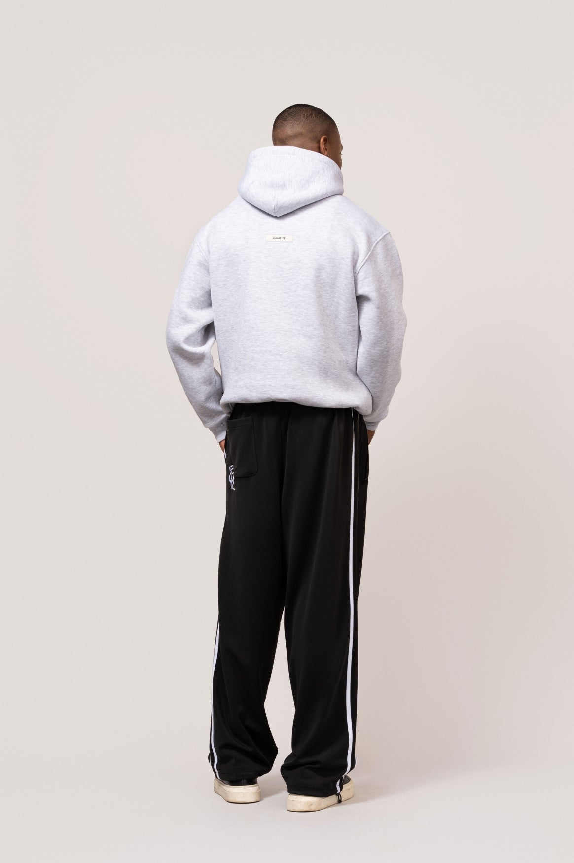 EQ OVERSIZED HOODIE | MELANGE GREY