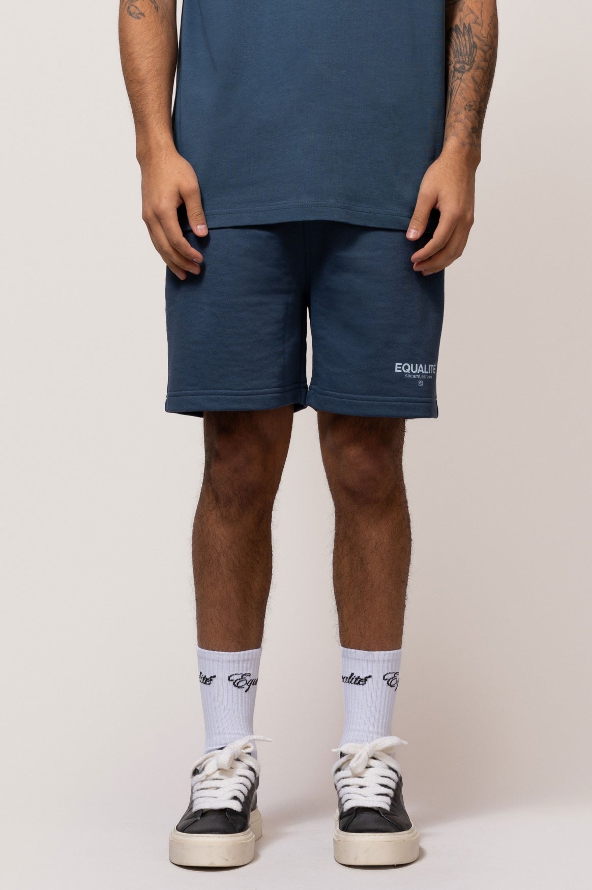 SOCIETÉ OVERSIZED SHORTS | NAVY