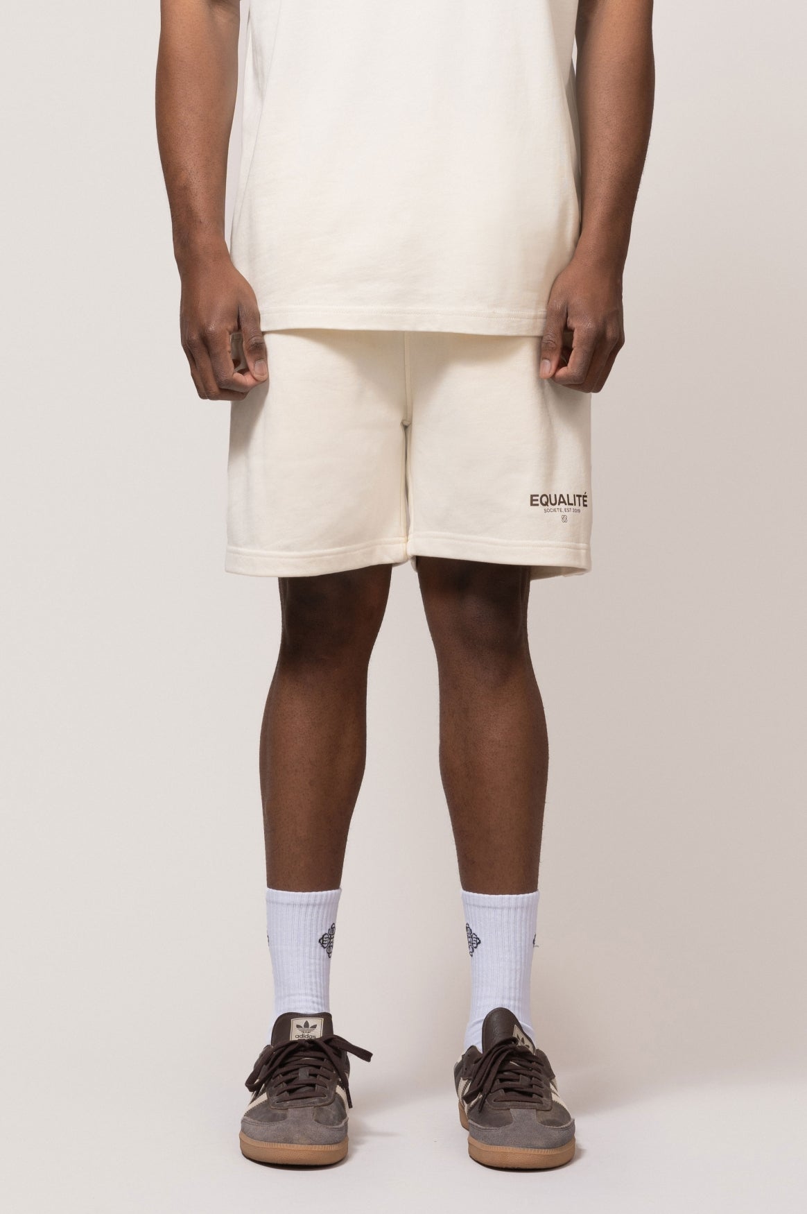 SOCIETÉ OVERSIZED SHORTS | OFF-WHITE