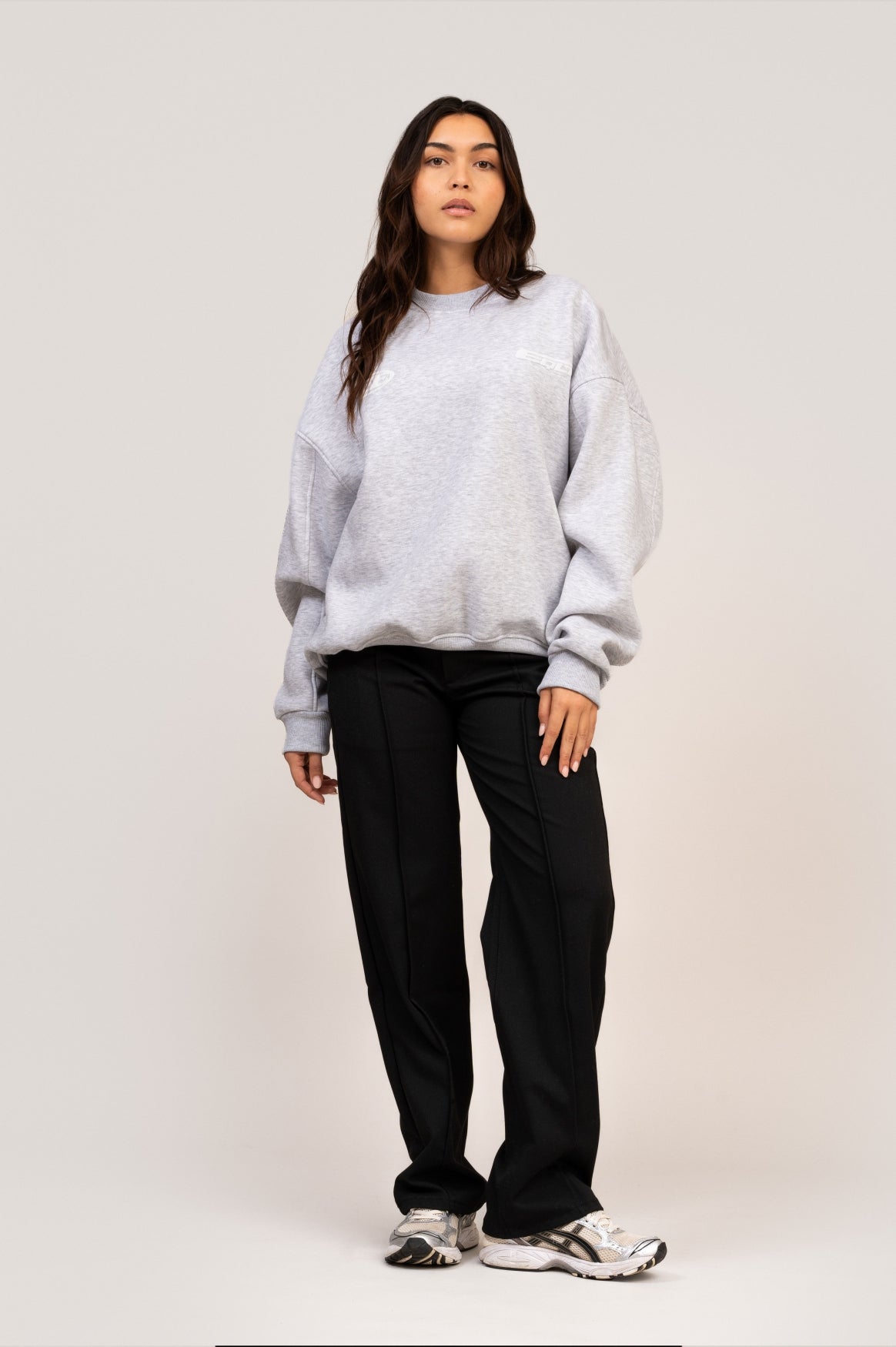 Chloé Oversized Sweater | Melange grey