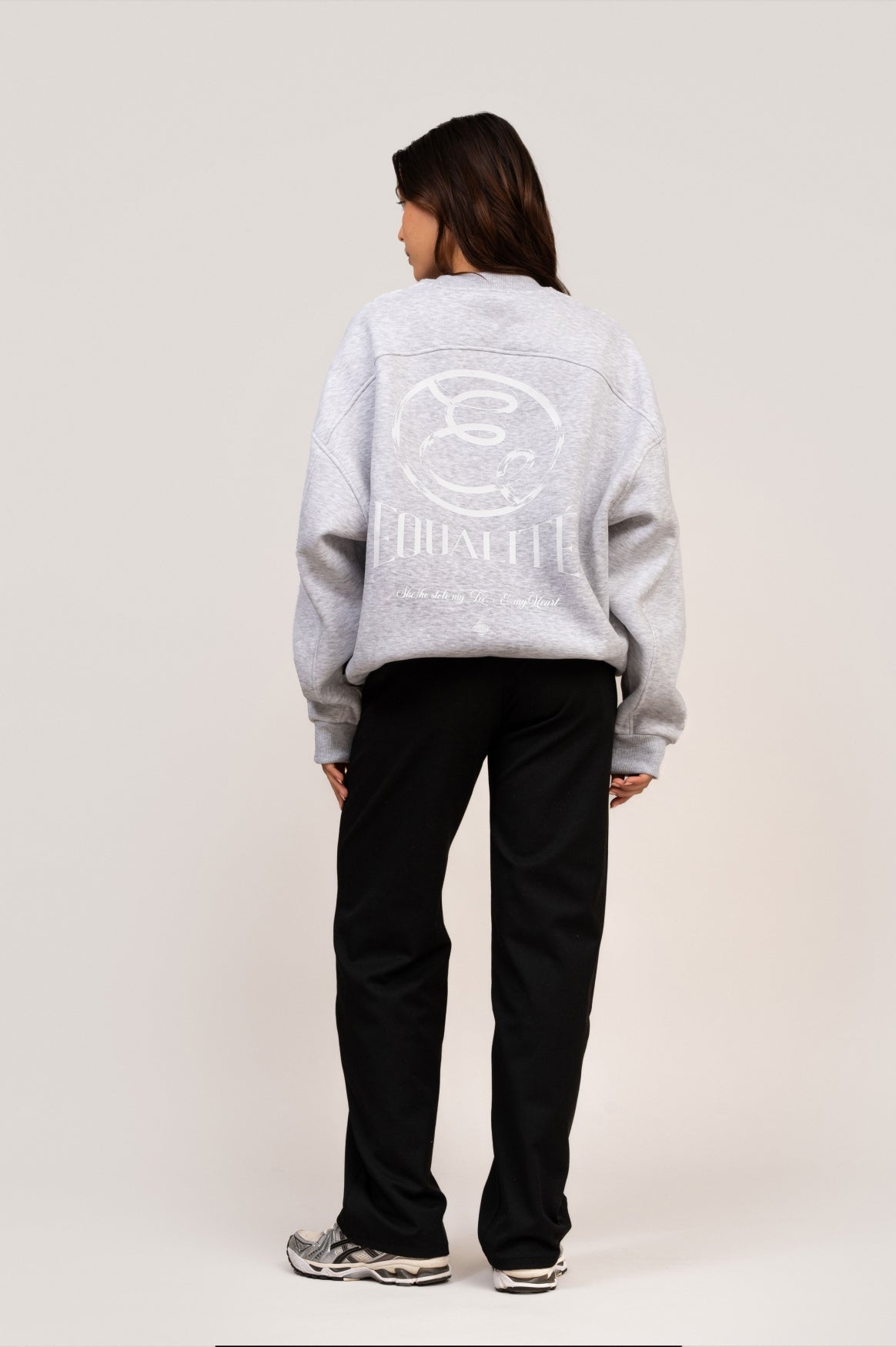 Chloé Oversized Sweater | Melange grey