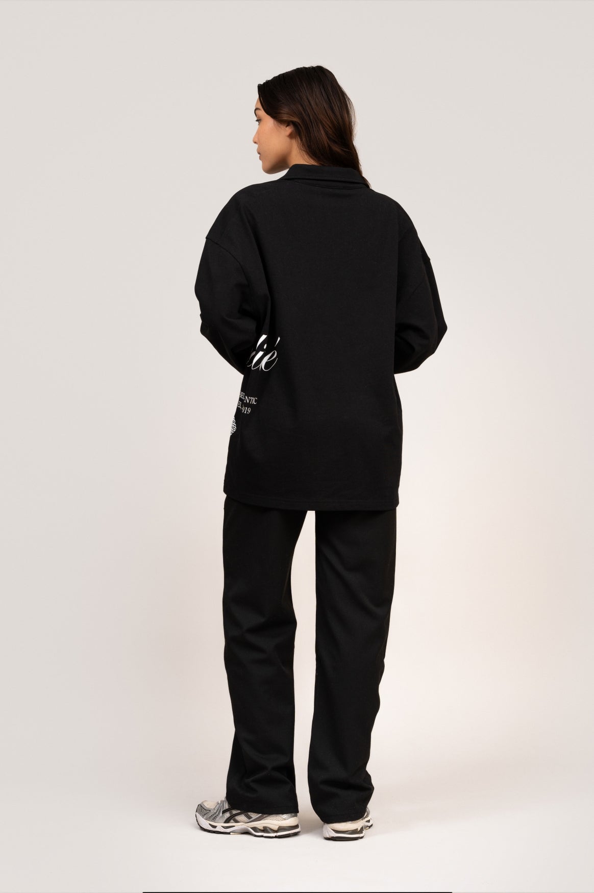 TEUN LONGSLEEVE POLO | BLACK