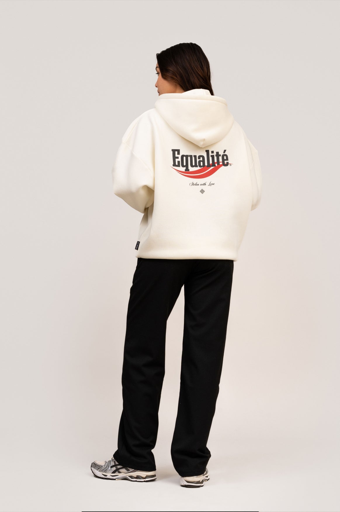 Tyrza Oversized Full Zip Hoodie | Off-white