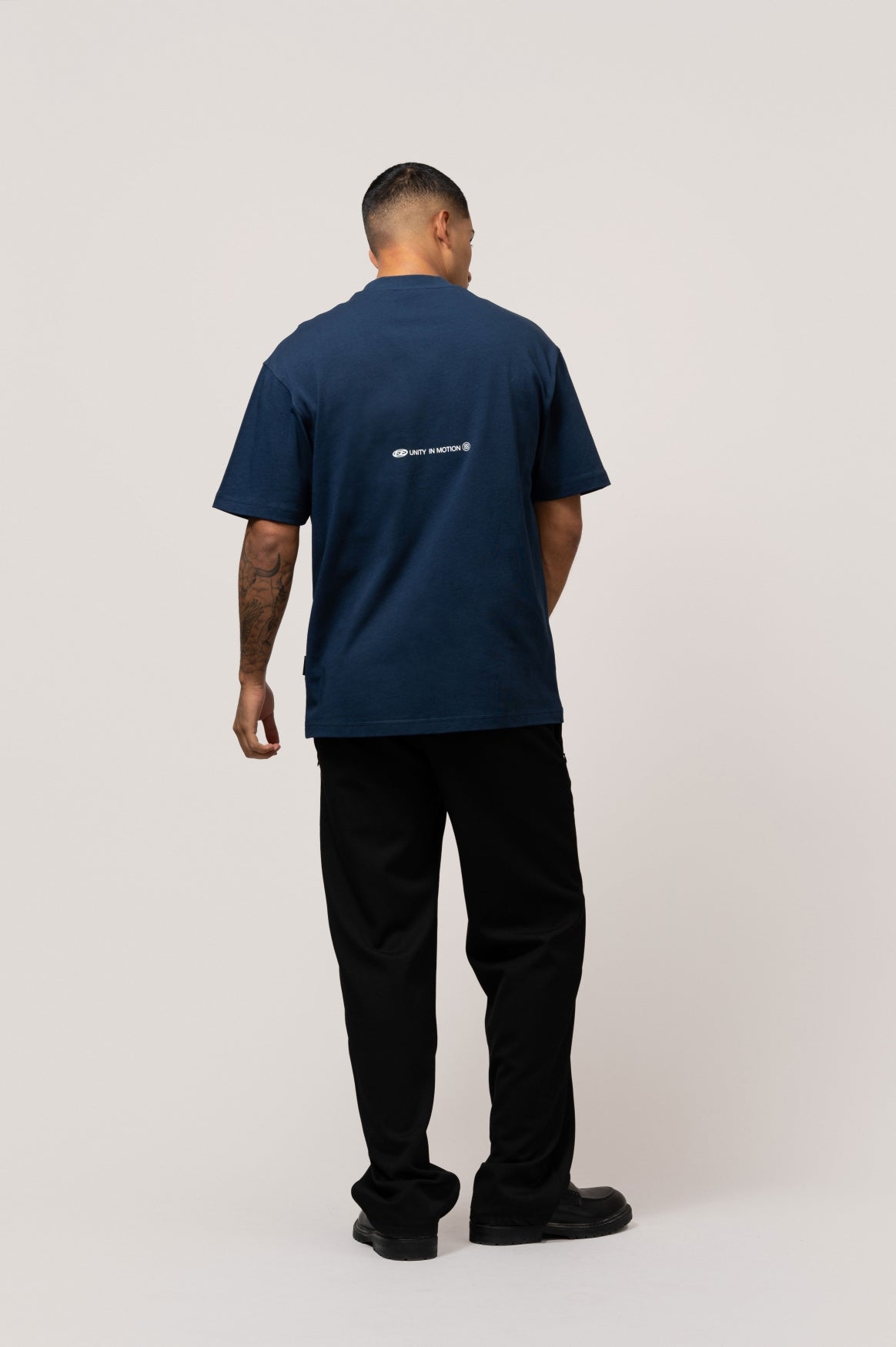 CELESTE BOXY TEE | NAVY