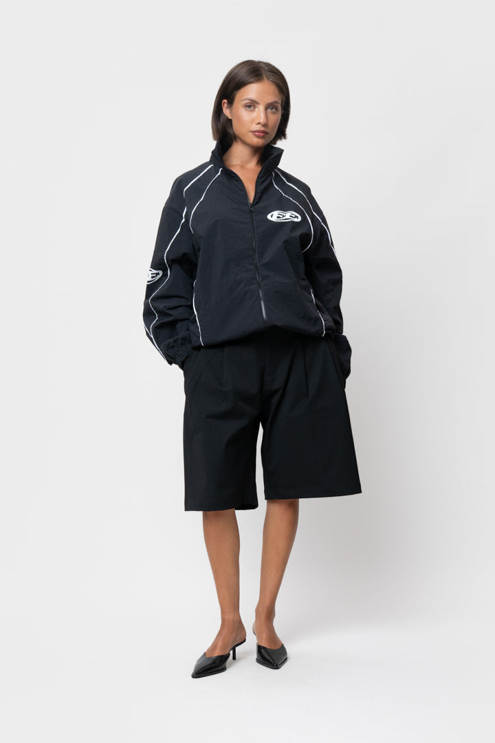 NOVA TRACK JACKET | BLACK - Equalité