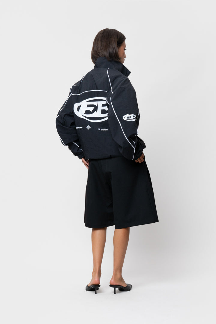 NOVA TRACK JACKET | BLACK - Equalité