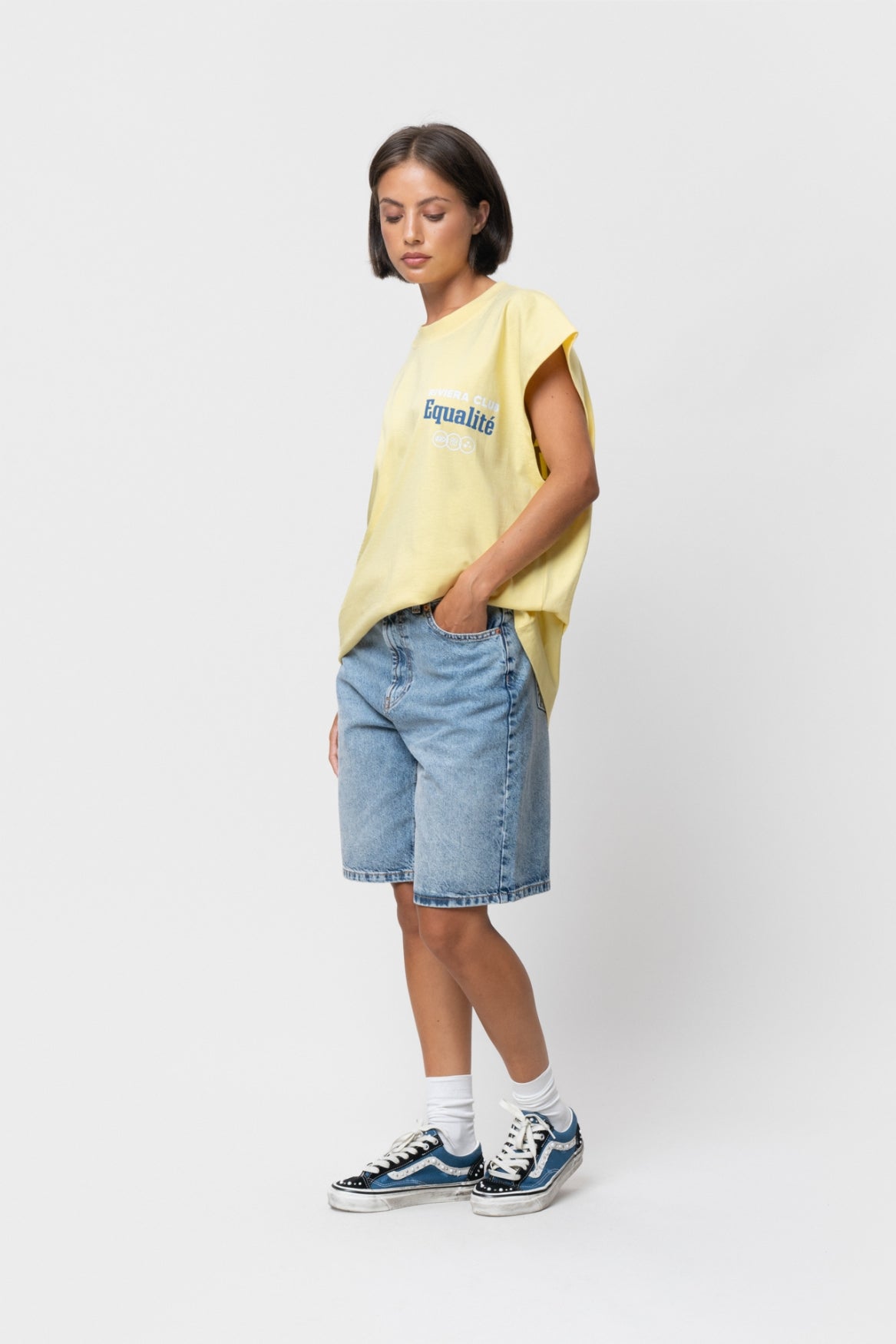 RIVIERA TANK TOP | SOFT YELLOW