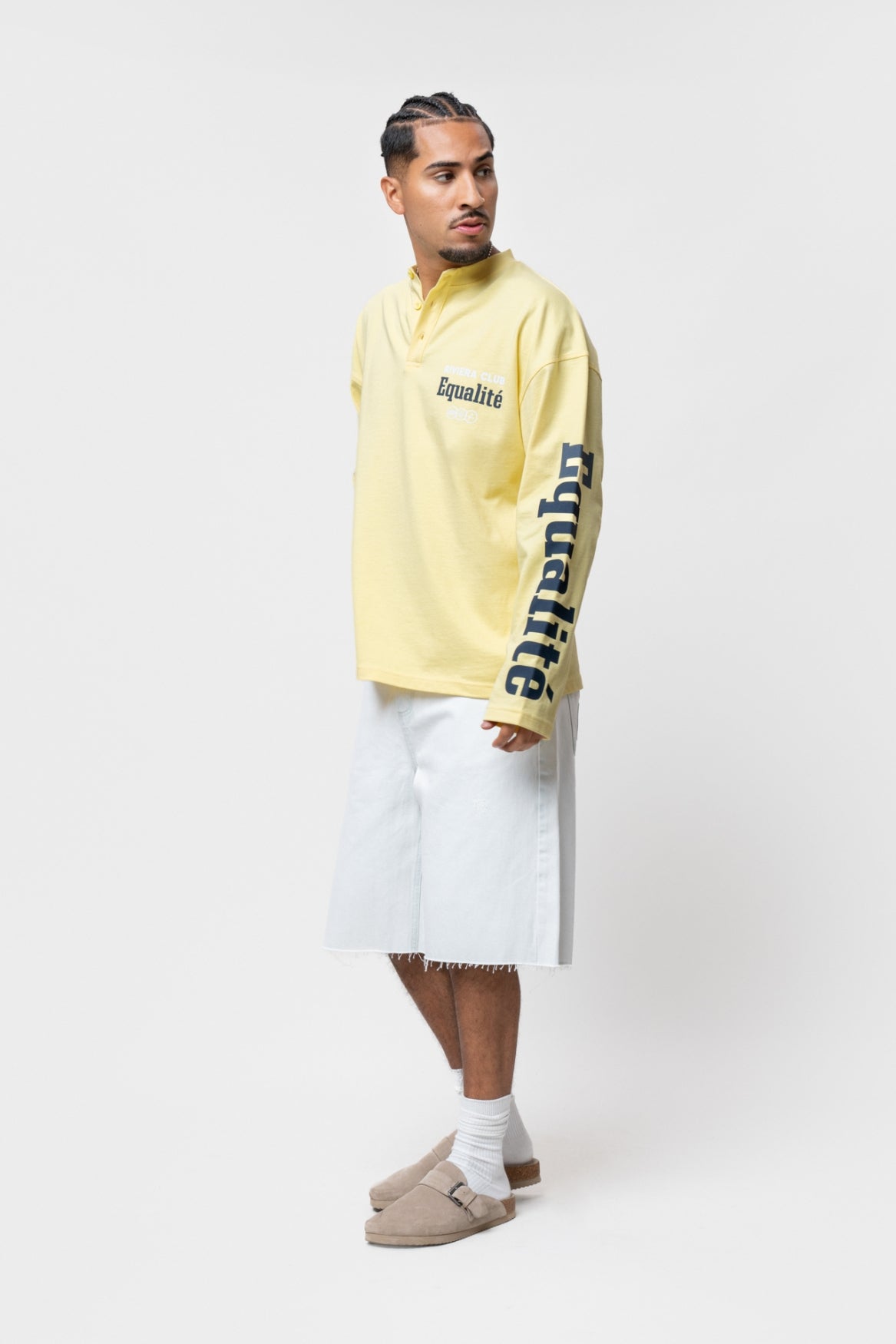 RIVIERA LONGSLEEVE TEE | SOFT YELLOW