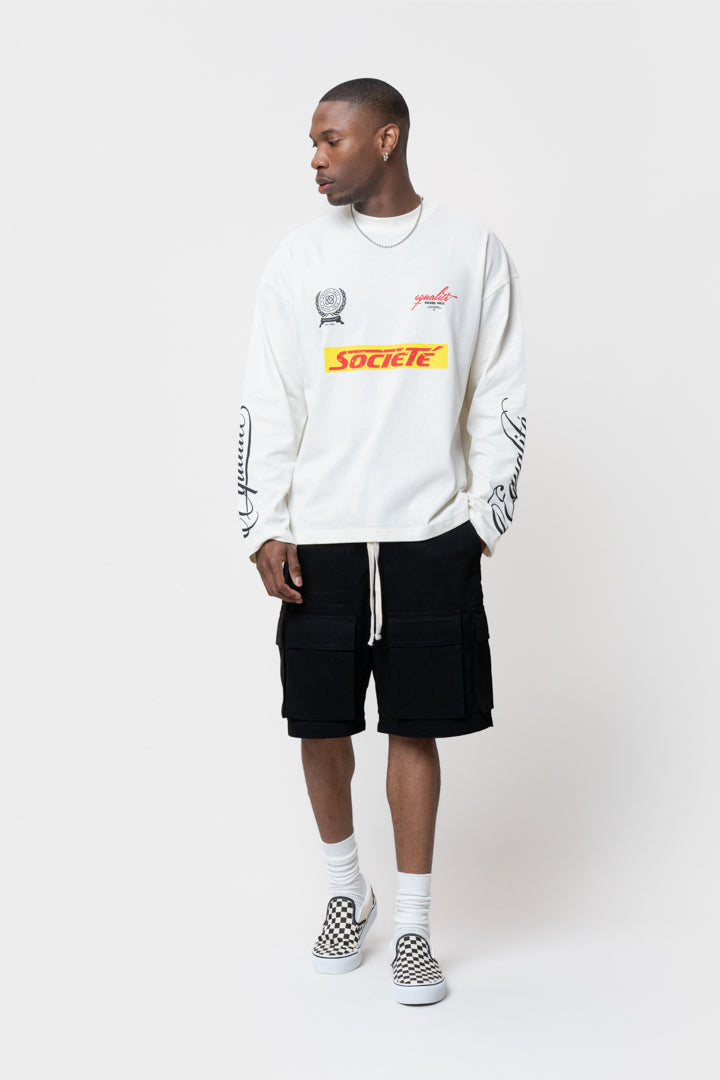APEX LONGSLEEVE TEE | OFF-WHITE