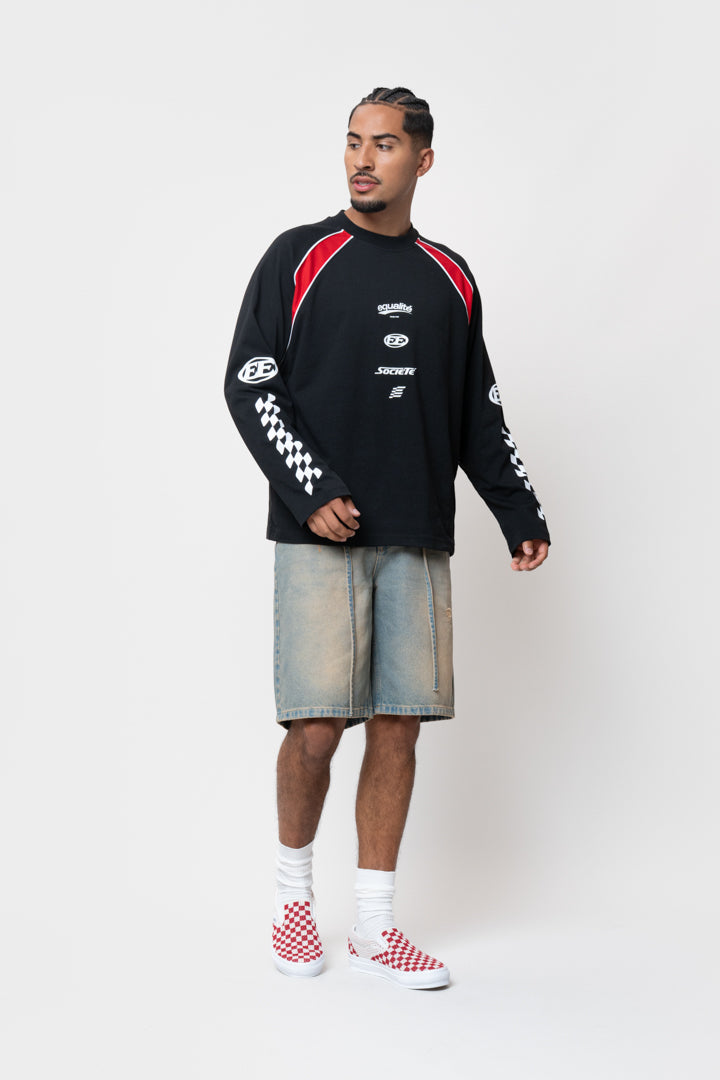 LAP LONGSLEEVE TEE | BLACK