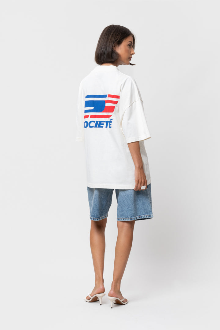 HUNTER BOXY TEE | OFF-WHITE
