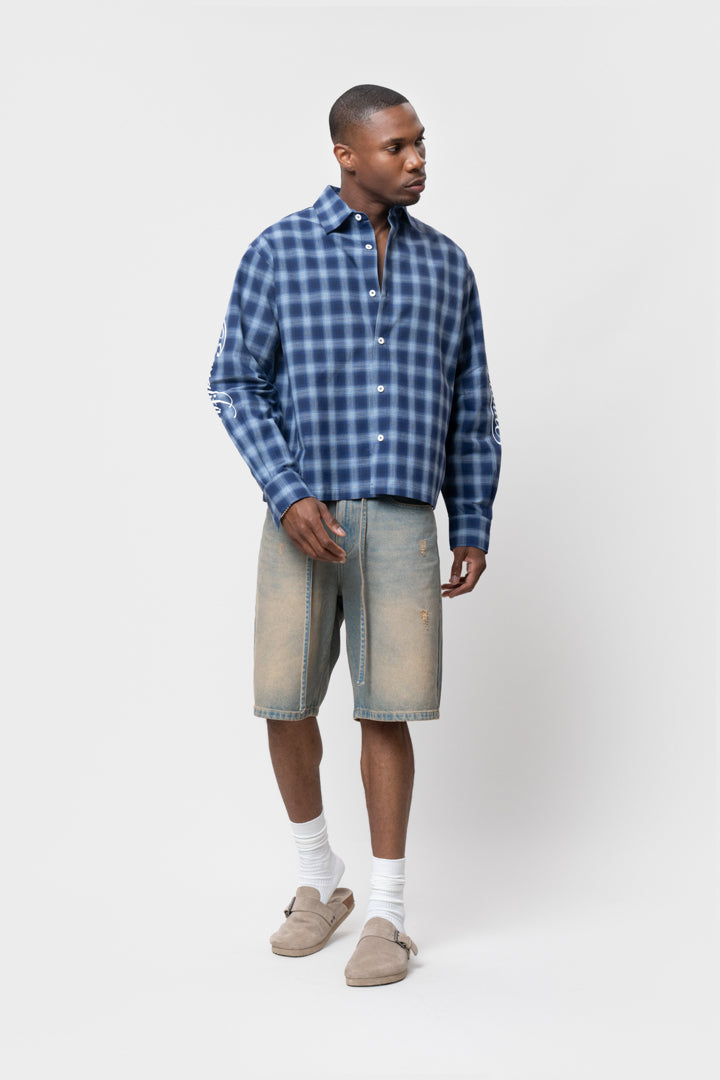 FLANNEL SHIRT | BLUE