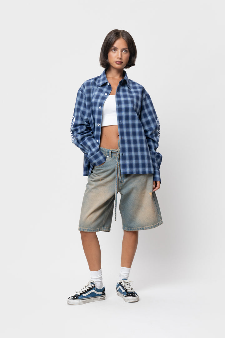 FLANNEL SHIRT | BLUE