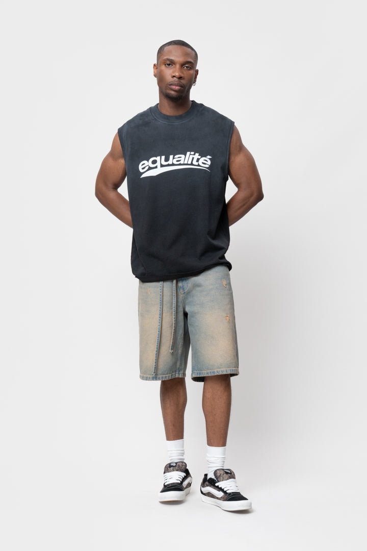 ASTRA TANKTOP | BLACK WASHED
