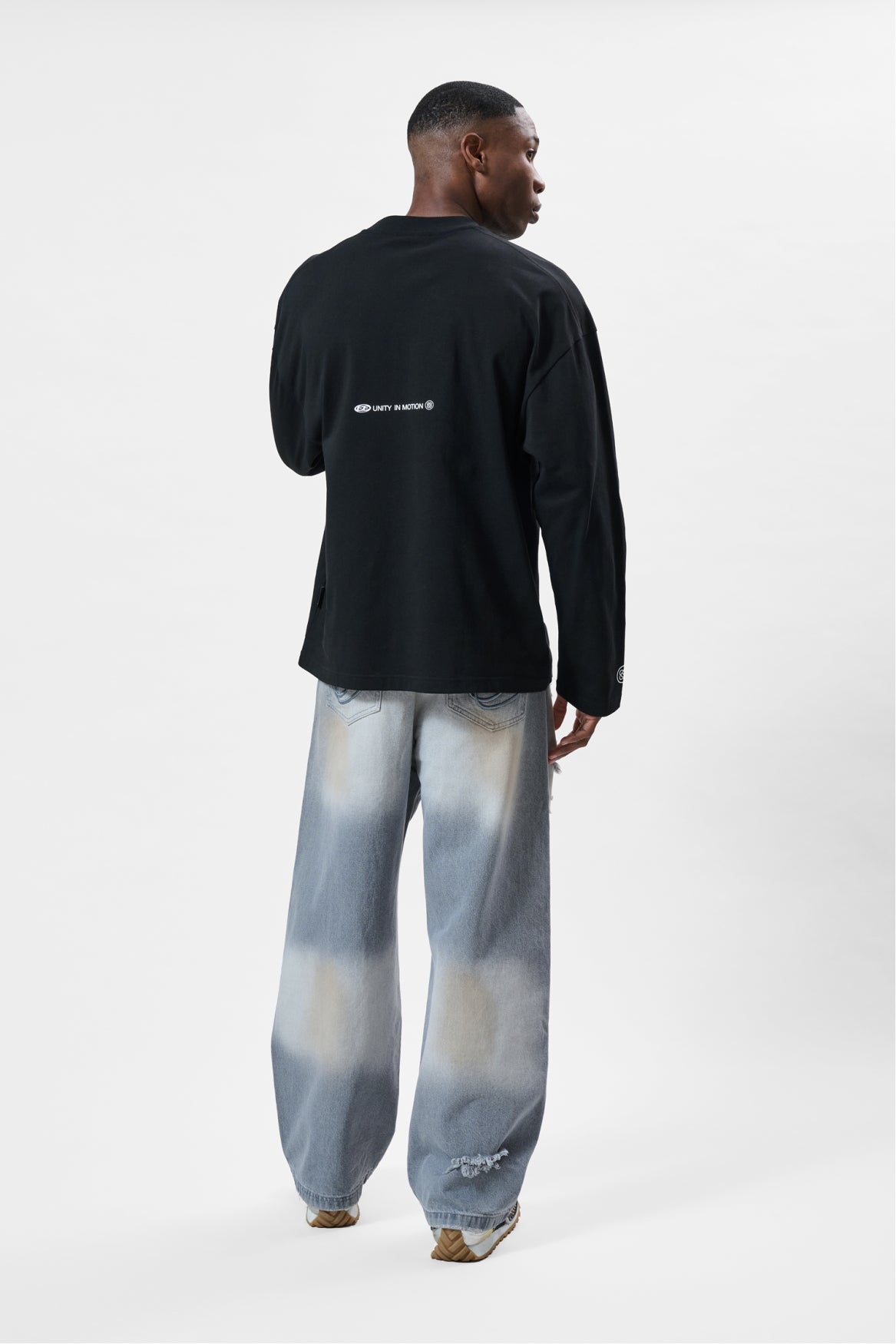 CELESTE OVERSIZED LONGSLEEVE TEE | BLACK