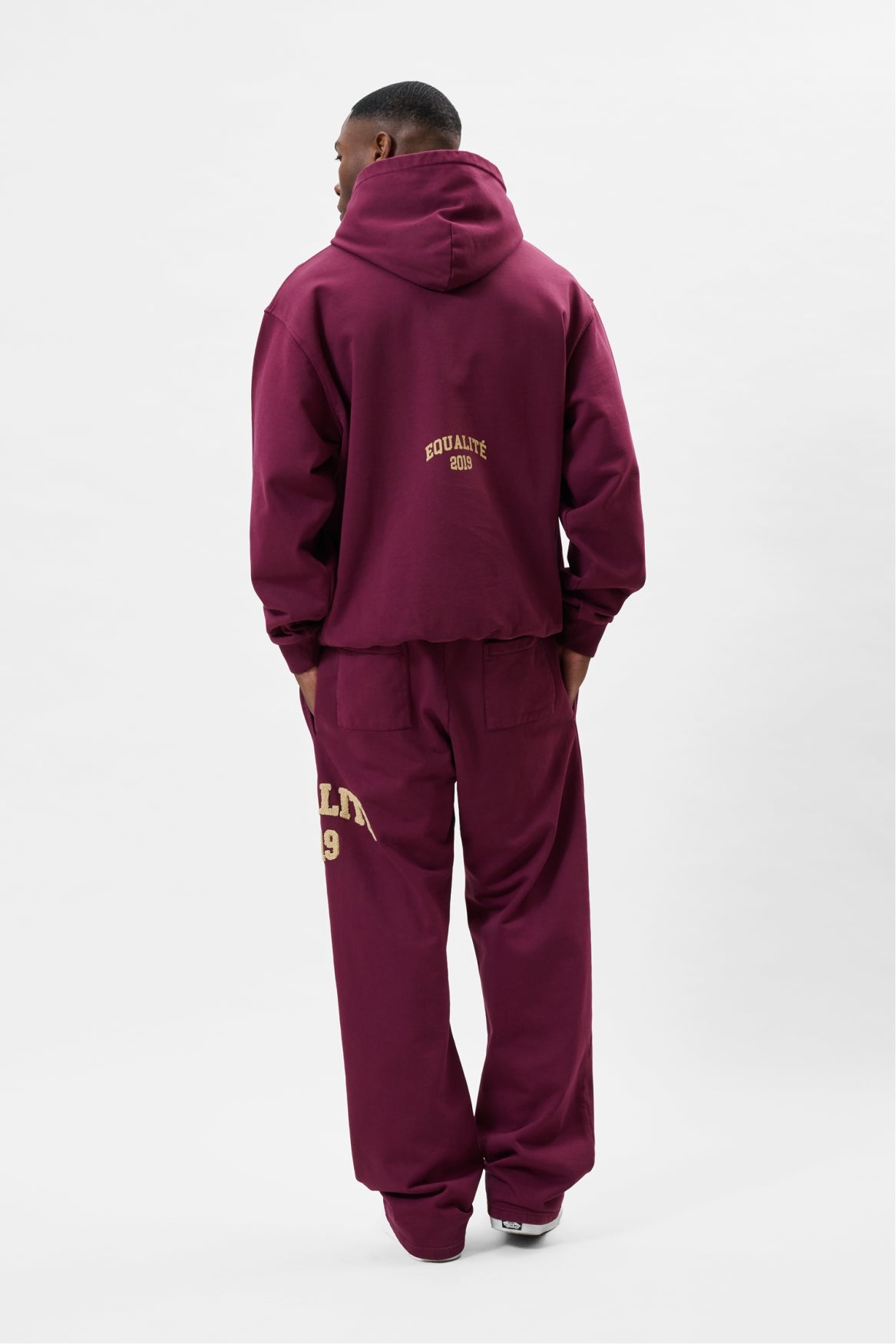 COLLECTIVE OVERSIZED HOODIE | WASHED BURGUNDY