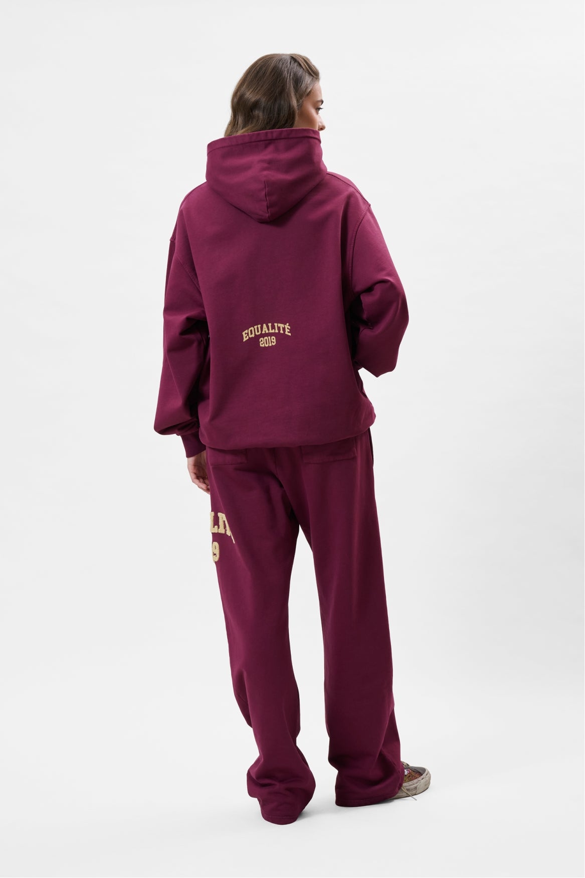 COLLECTIVE OVERSIZED HOODIE | WASHED BURGUNDY