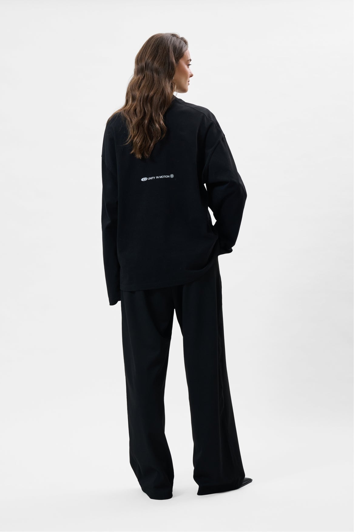 CELESTE OVERSIZED LONGSLEEVE TEE | BLACK
