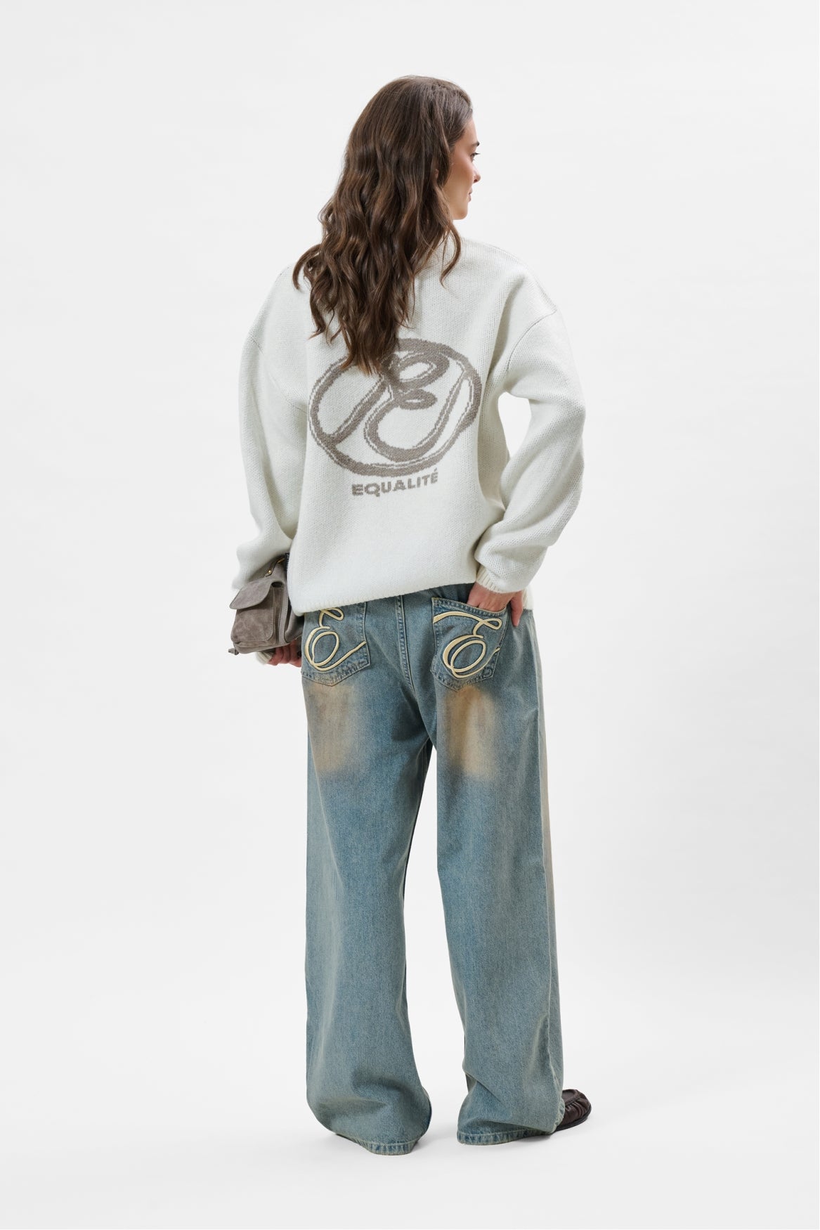 ARID KNIT SWEATER | OFF-WHITE