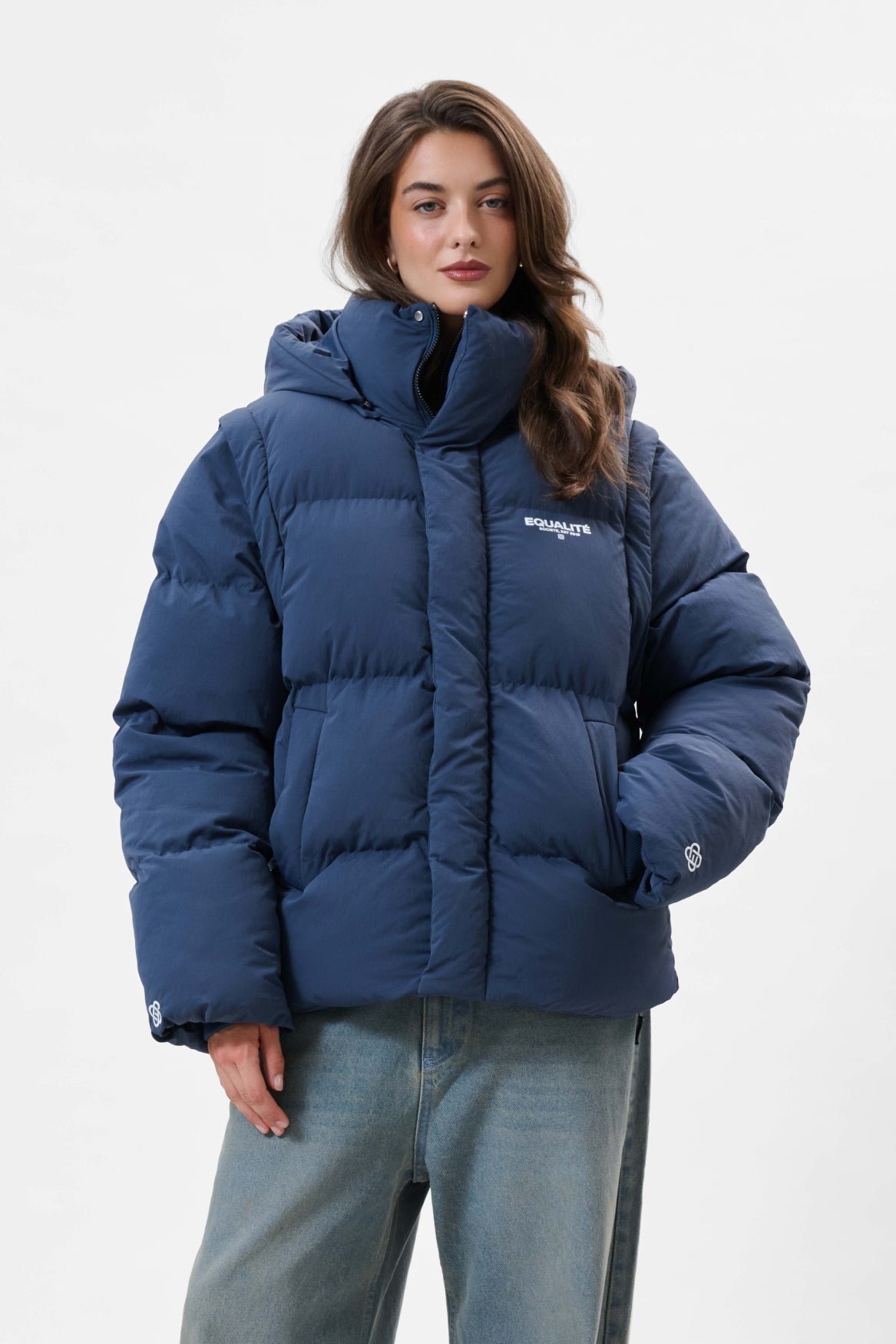 2 IN 1 SOCIETÉ PUFFER JACKET | NAVY