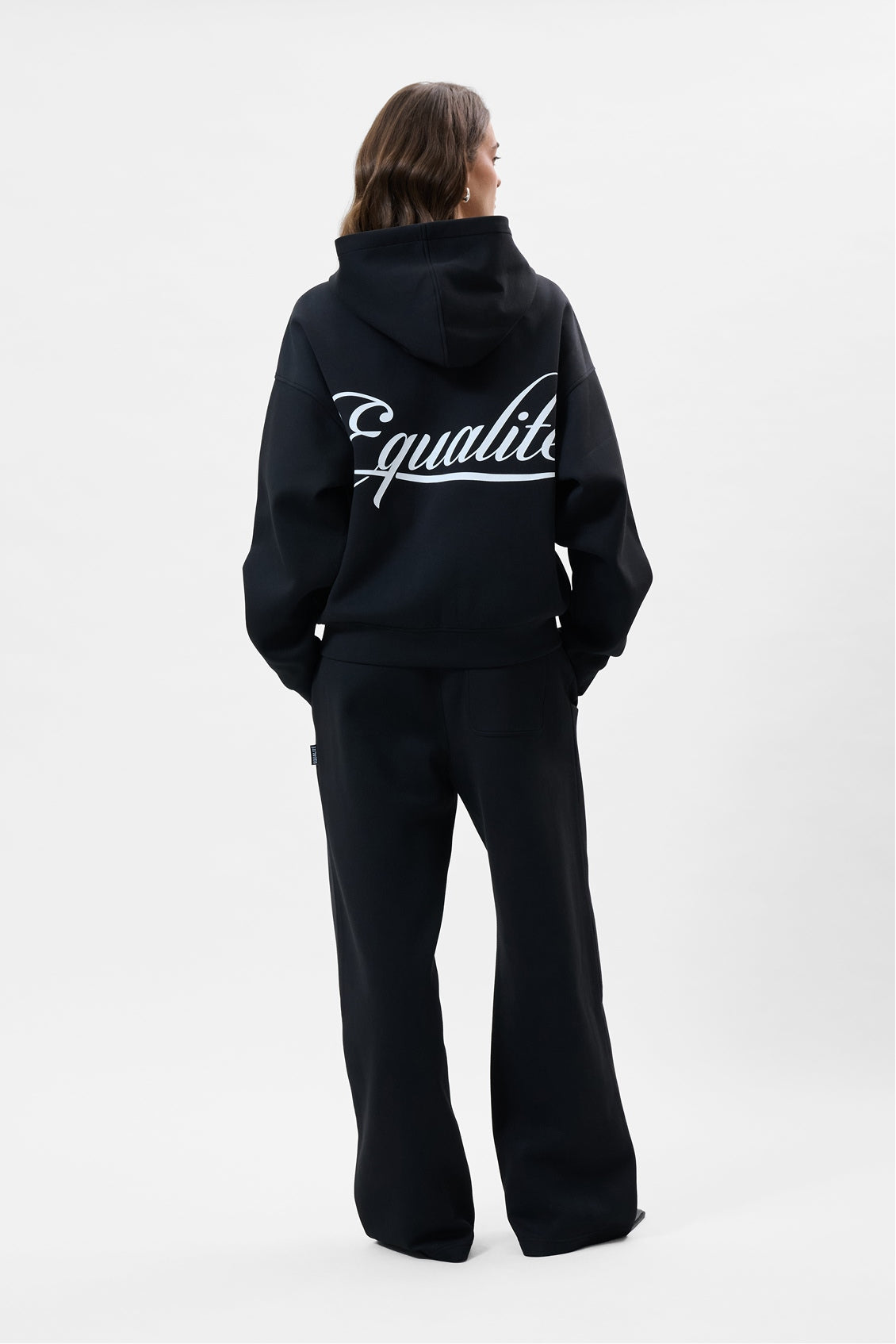 STUDIO SCUBA FULL ZIP JOGGER PANTS | BLACK