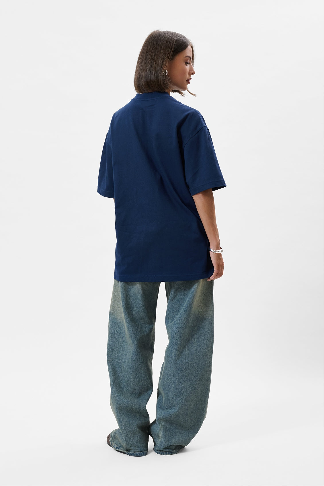 ESSENTIAL OVERSIZED TEE | NAVY