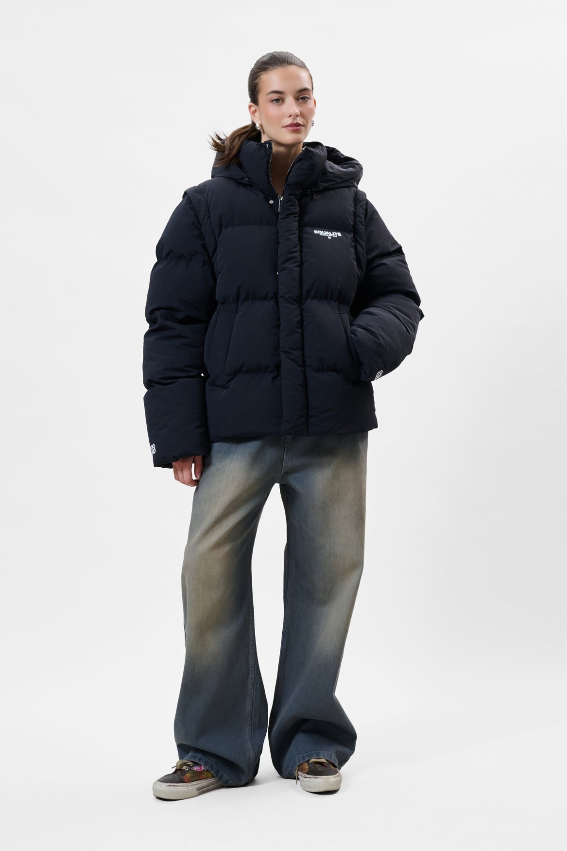 SOCIETÉ PUFFER JACKET | BLACK