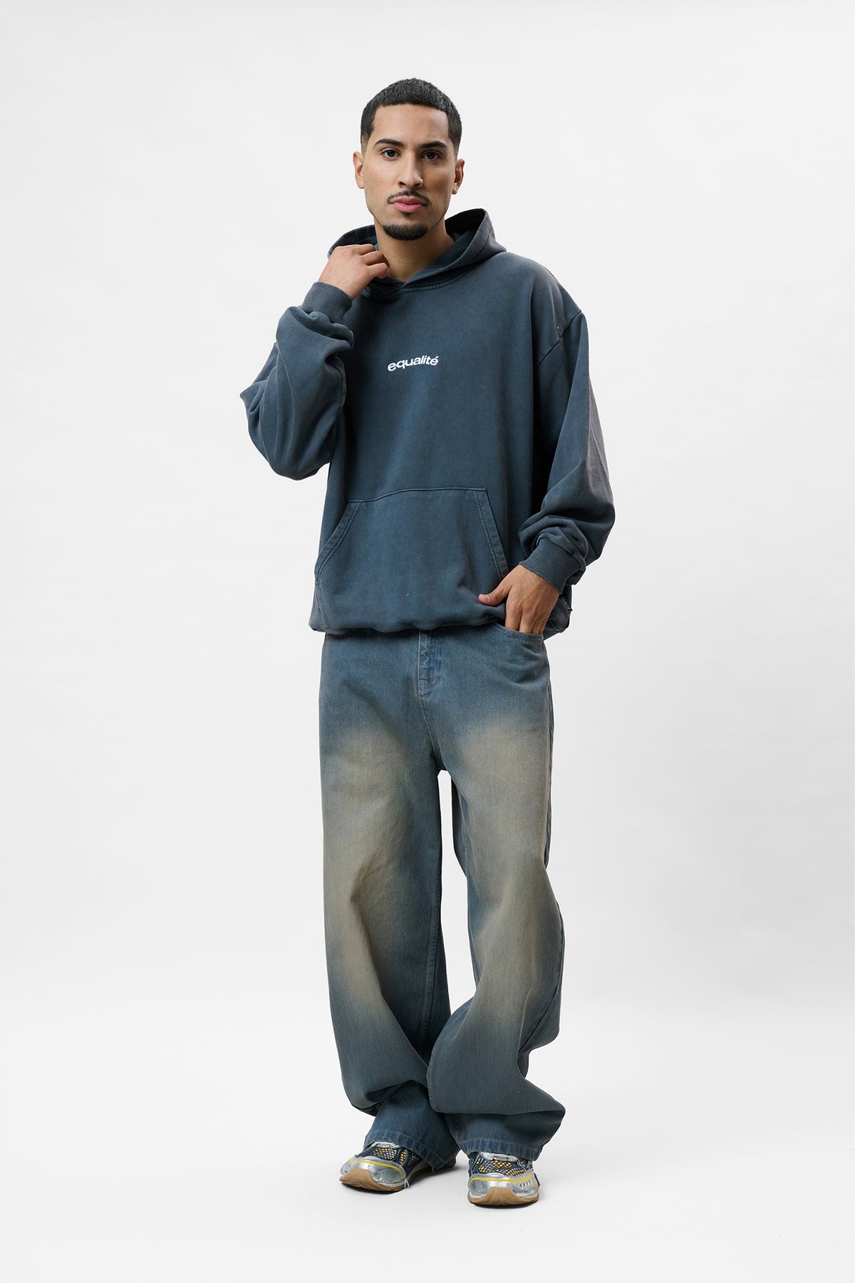 CELESTE 2.0 OVERSIZED HOODIE | WASHED GREY