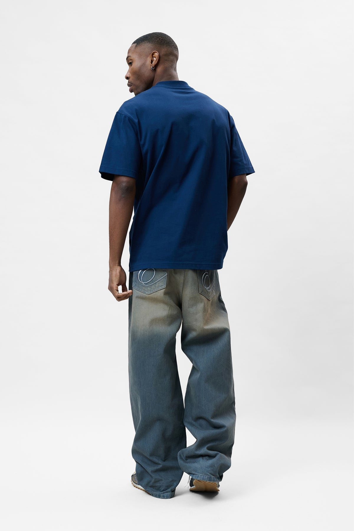 ESSENTIAL OVERSIZED TEE | NAVY