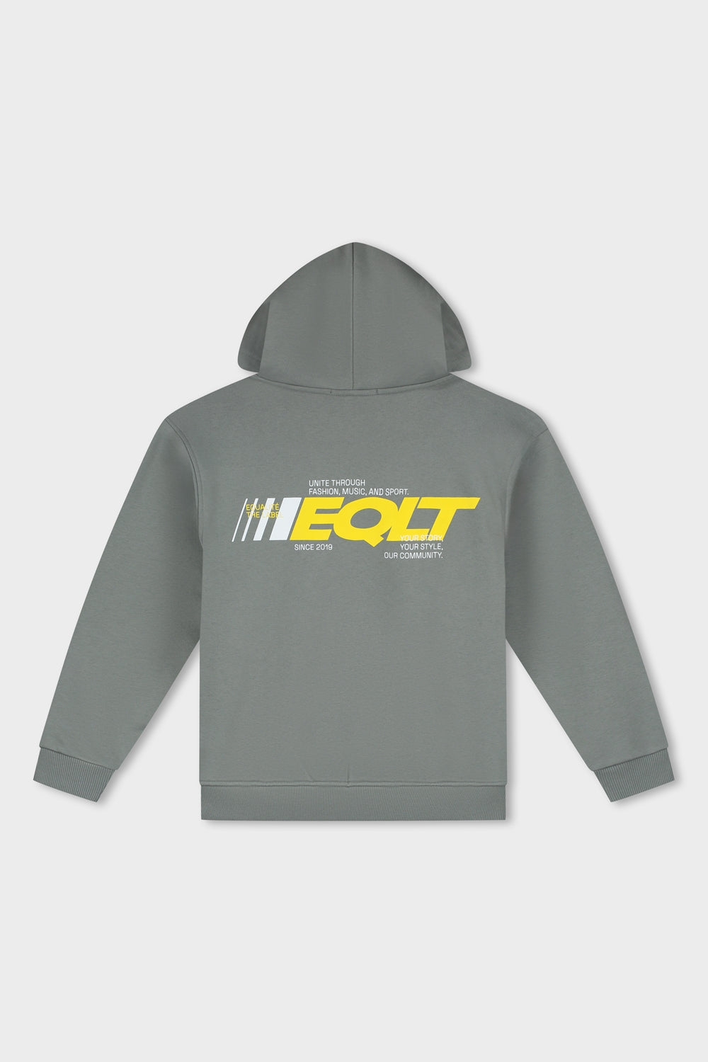 EQLT OVERSIZED HOODIE | OLIVE GREY