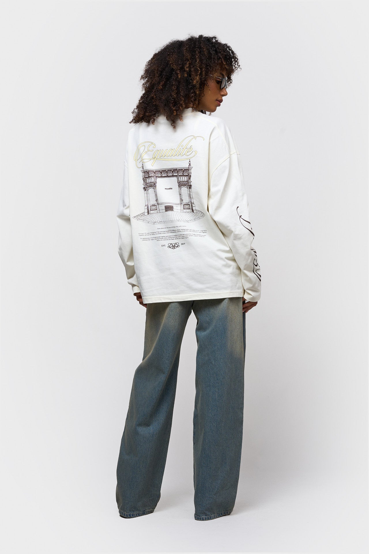 FLAGSHIP AMSTERDAM LONGSLEEVE TEE | OFF-WHITE
