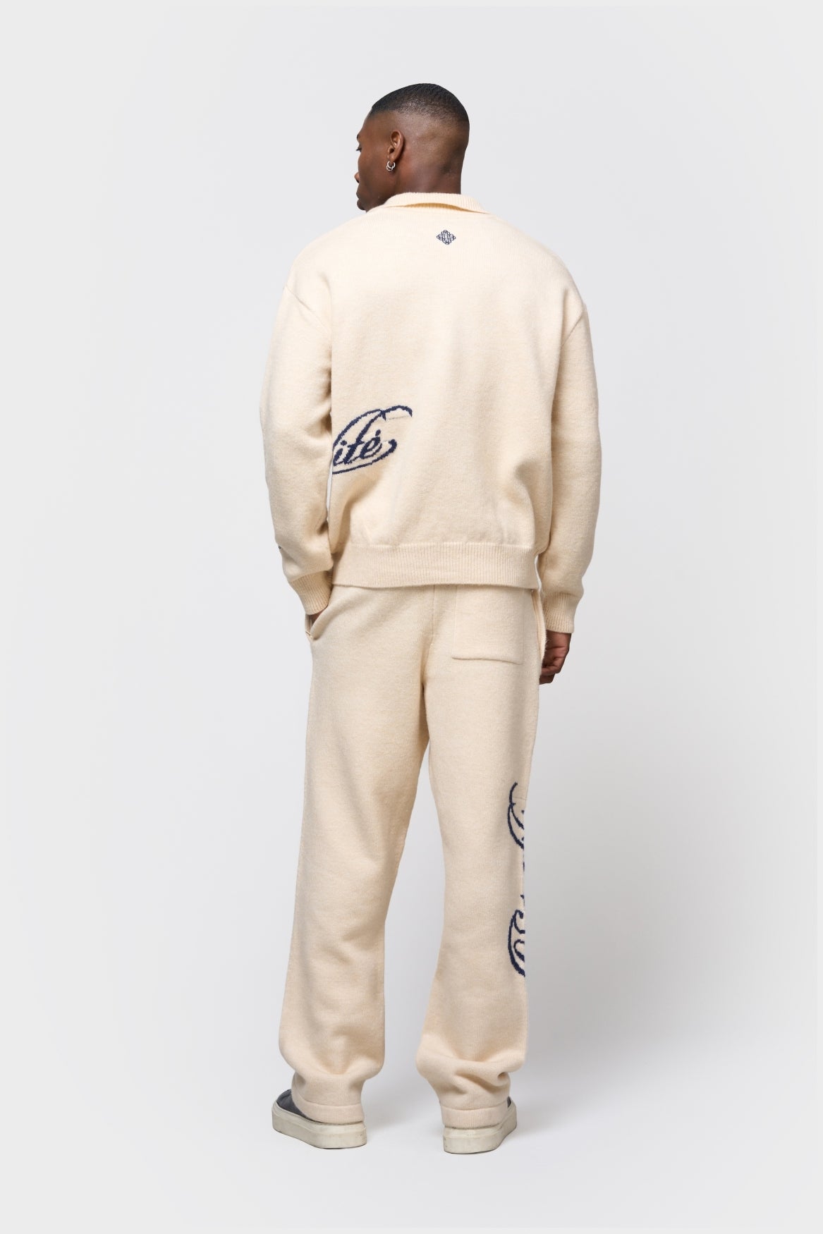 FLUFFY KNIT PANTS | OFF-WHITE