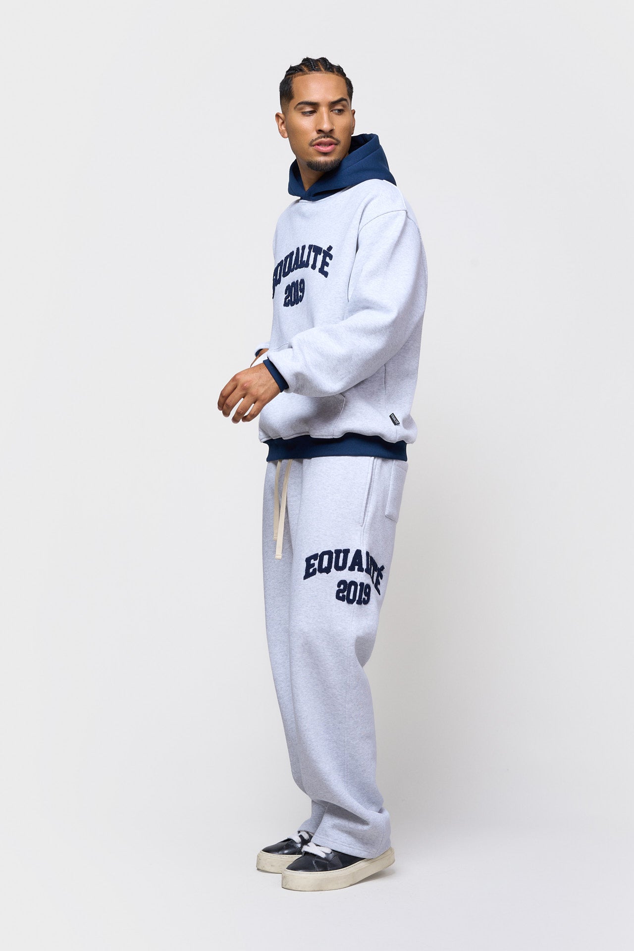 COLLECTIVE JOGGER PANTS | MELANGE GREY & NAVY