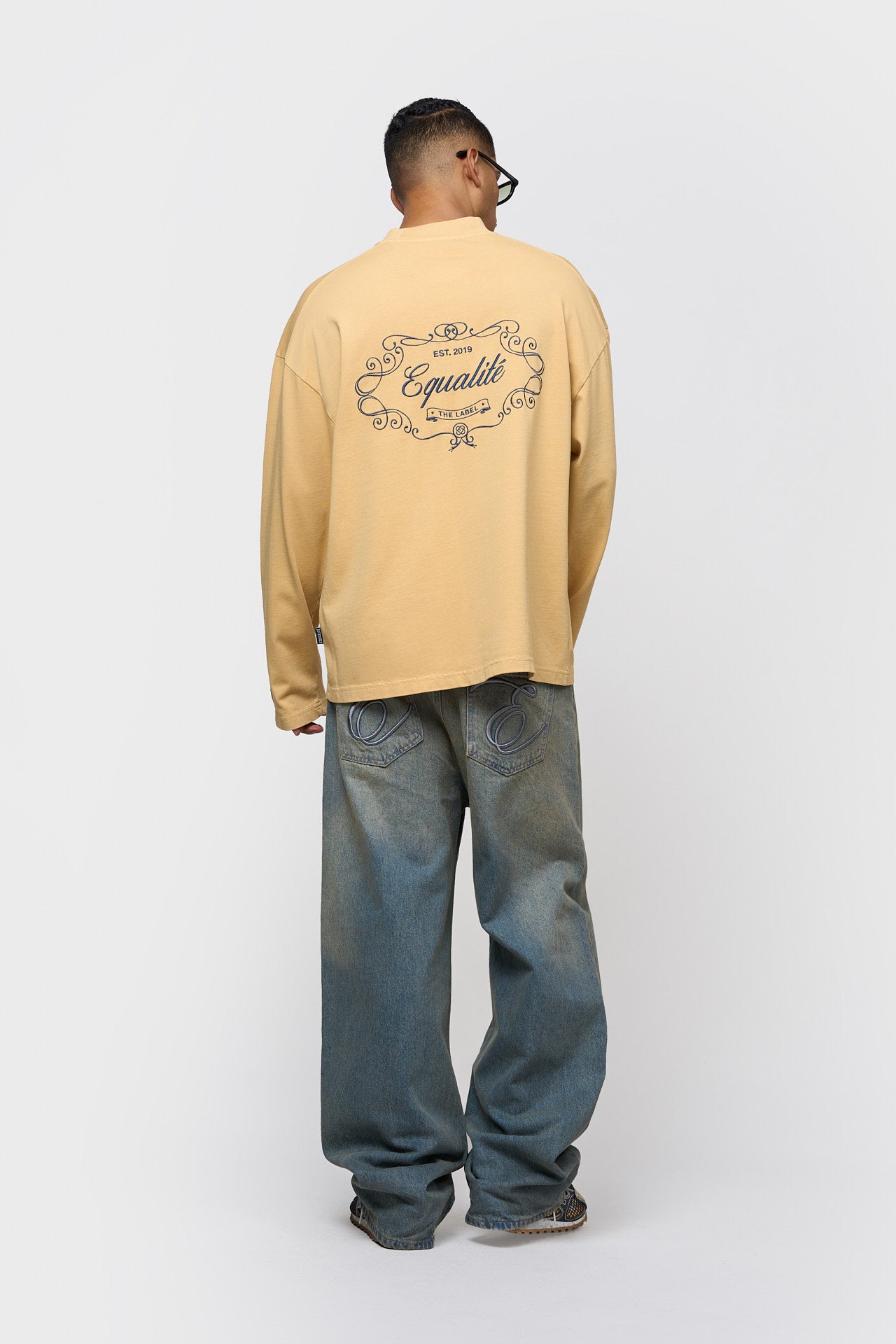 ROYAL OVERSIZED LONGSLEEVE TEE | WASHED YELLOW
