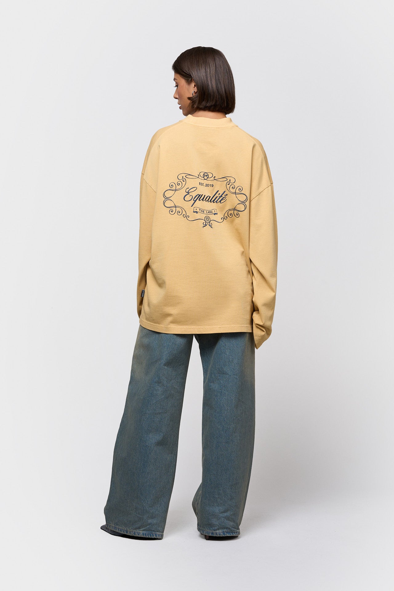 ROYAL OVERSIZED LONGSLEEVE TEE | WASHED YELLOW