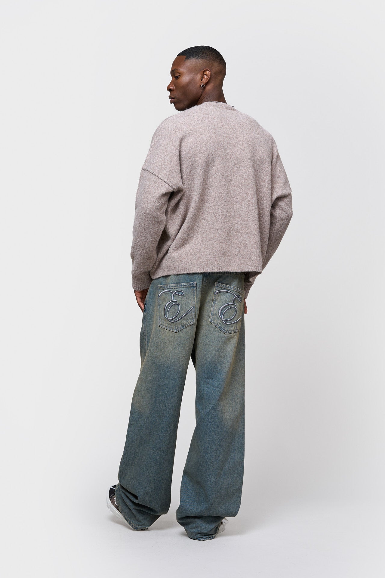 COLIN KNIT SWEATER | TAUPE