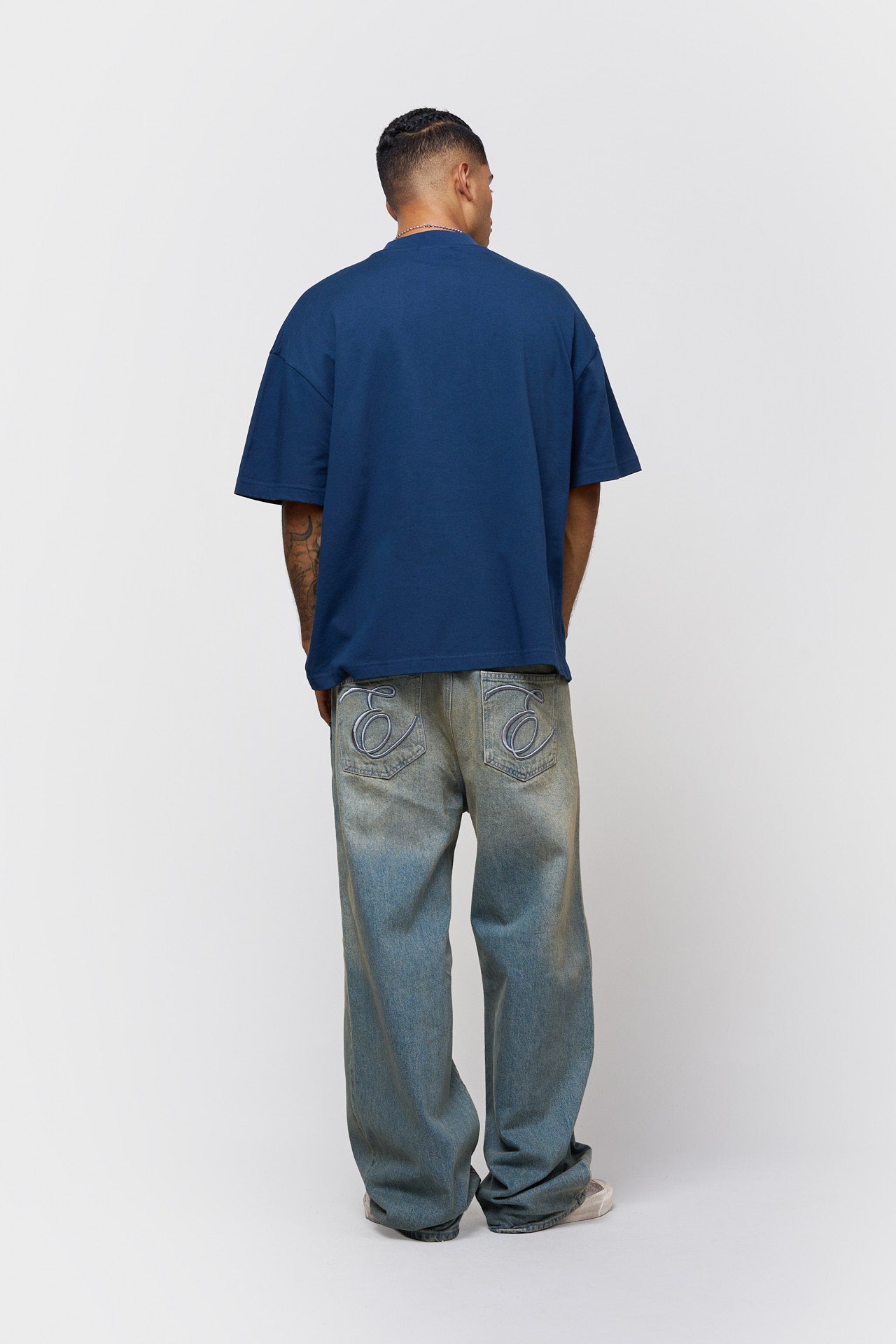COLLECTIVE BOXY TEE | NAVY