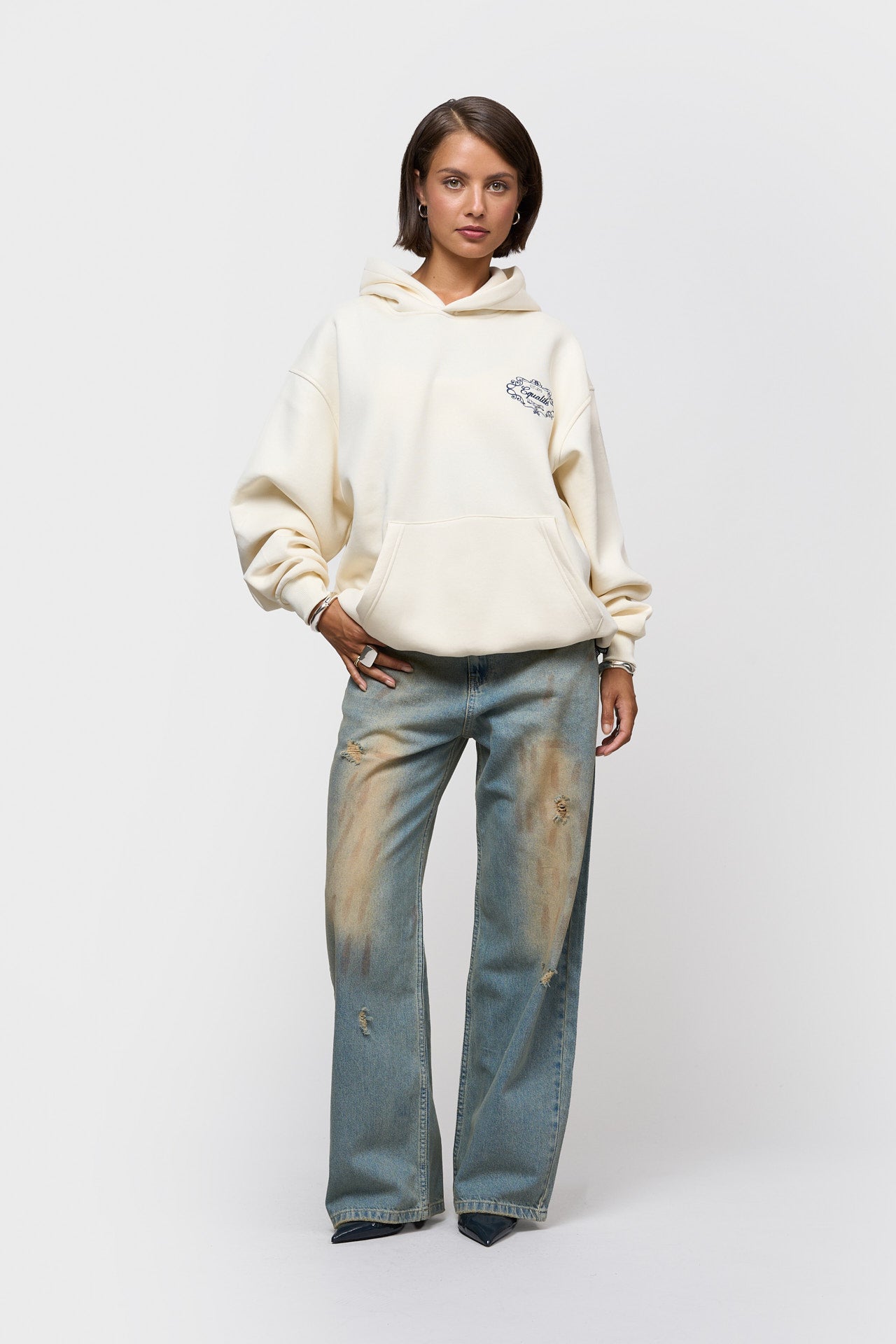 ROYAL OVERSIZED HOODIE | OFF-WHITE