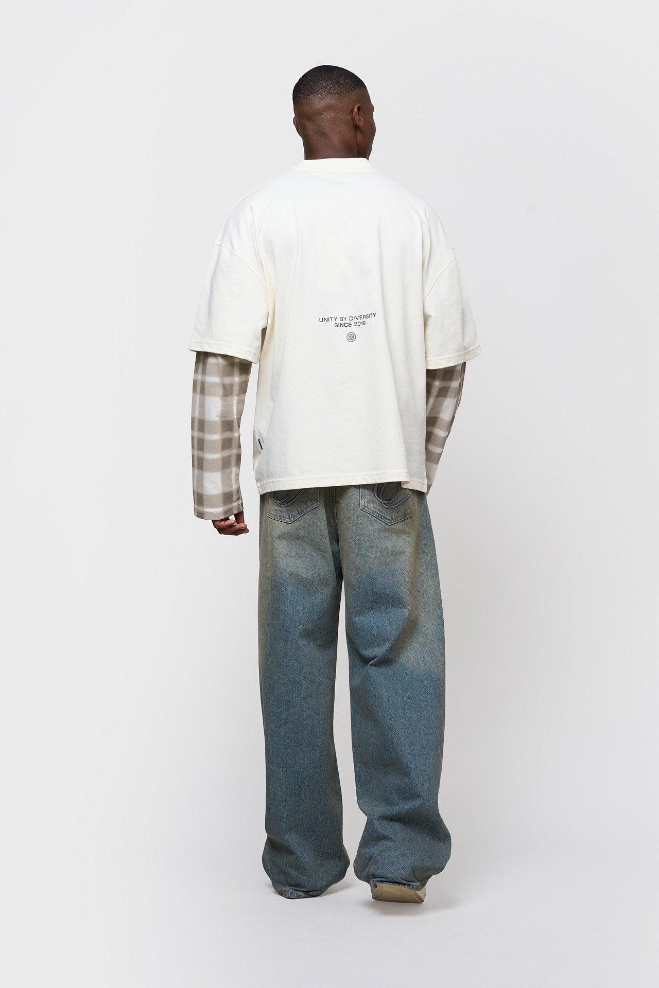 BENNI DOUBLE LAYER LONGSLEEVE TEE | OFF-WHITE