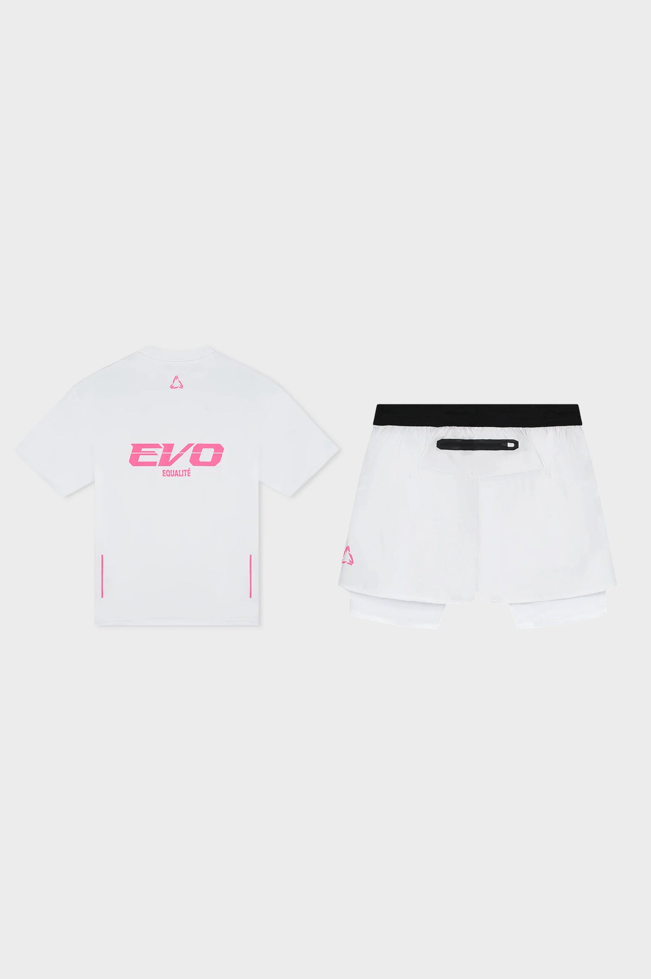 EVO TEE 2-IN-1 SET | WHITE & PINK