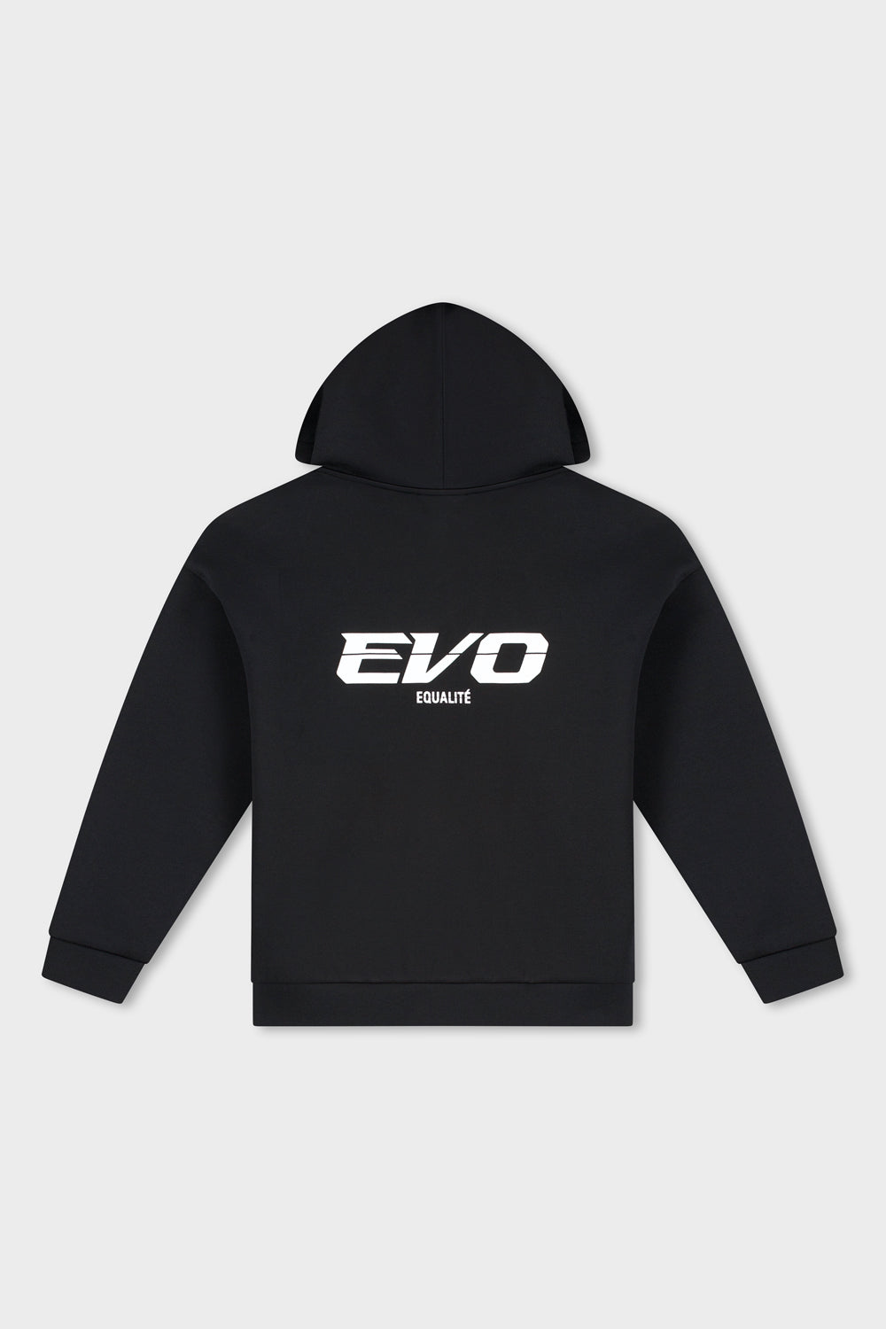 OVERSIZED SCUBA FULL ZIP HOODIE | BLACK