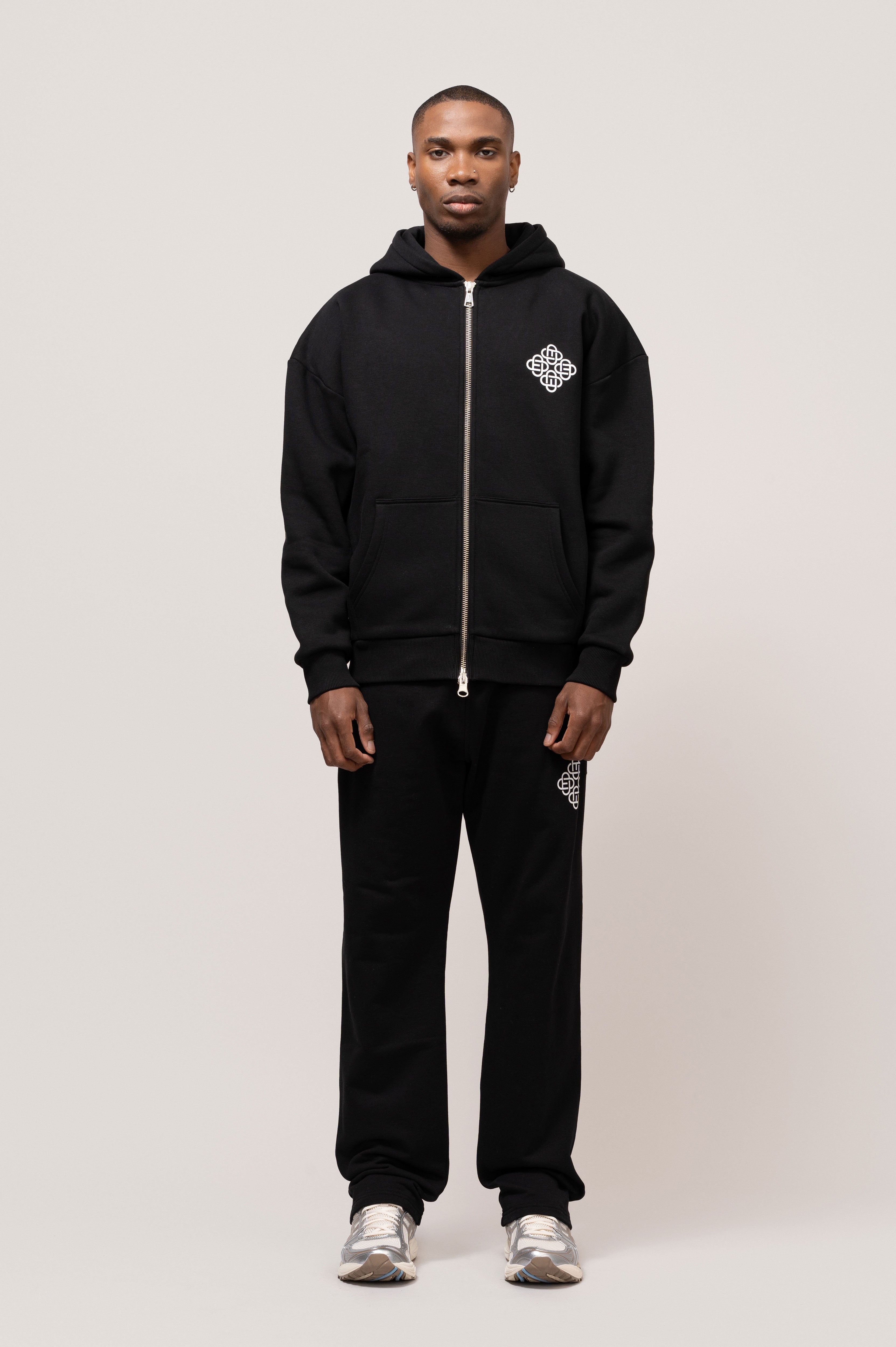 SYMBOL OVERSIZED JOGGER SET | BLACK