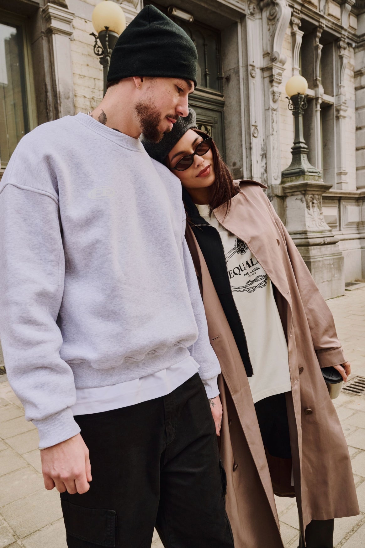 STAY EQUAL OVERSIZED SWEATER  | MELANGE GREY