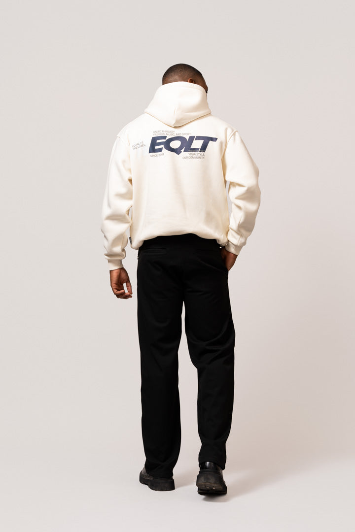 EQLT OVERSIZED HOODIE | OFF-WHITE