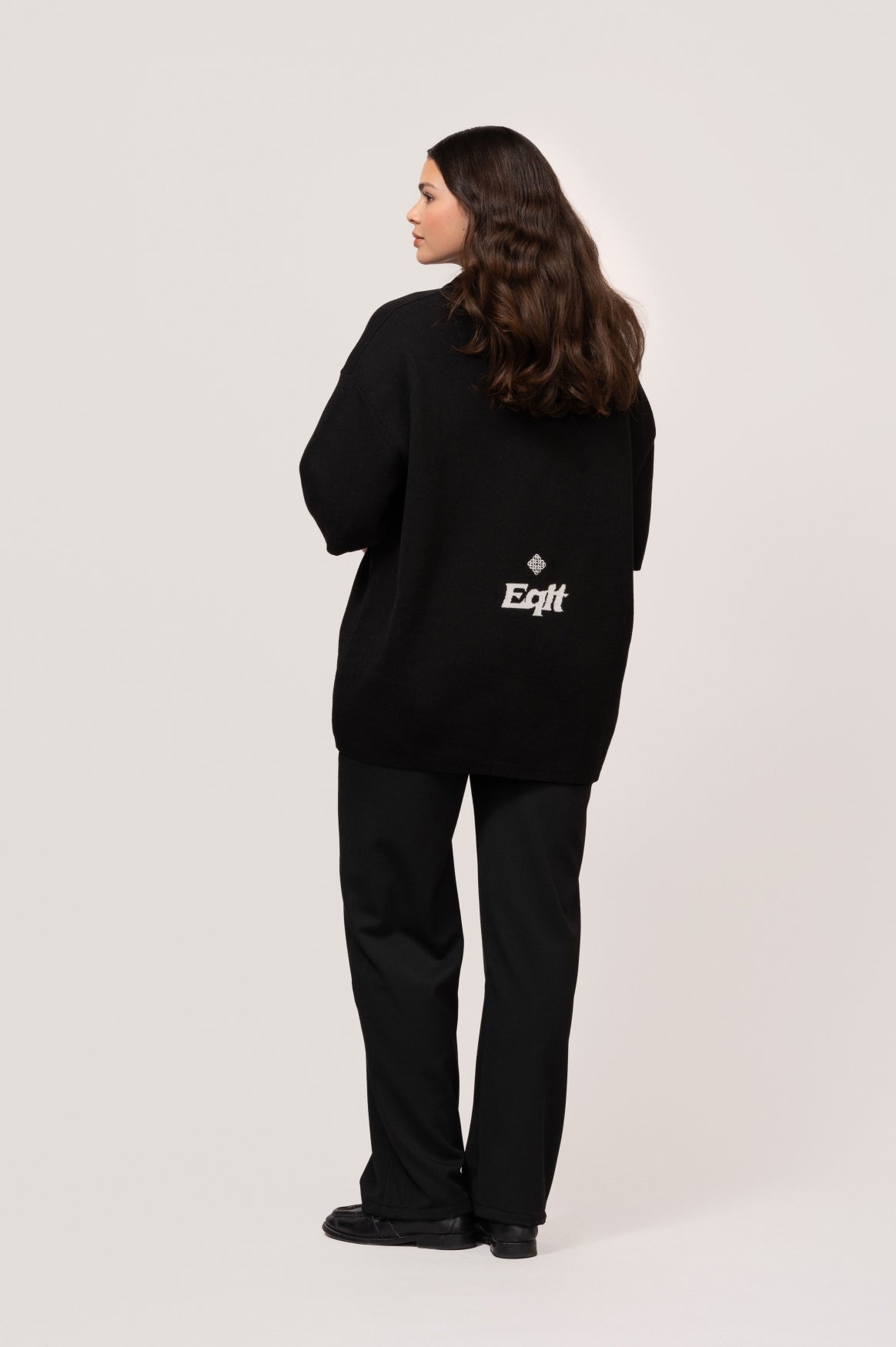 KNIT POLO TEE | BLACK
