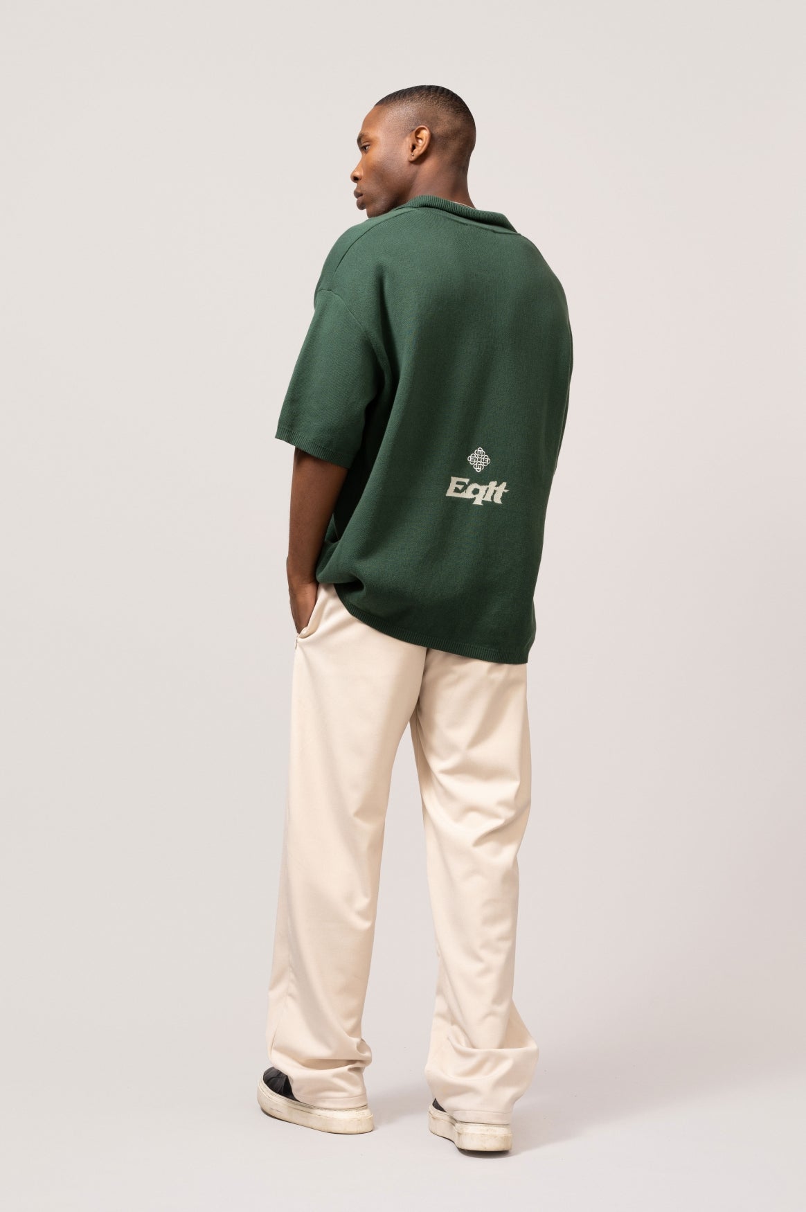 KNIT POLO TEE | GREEN