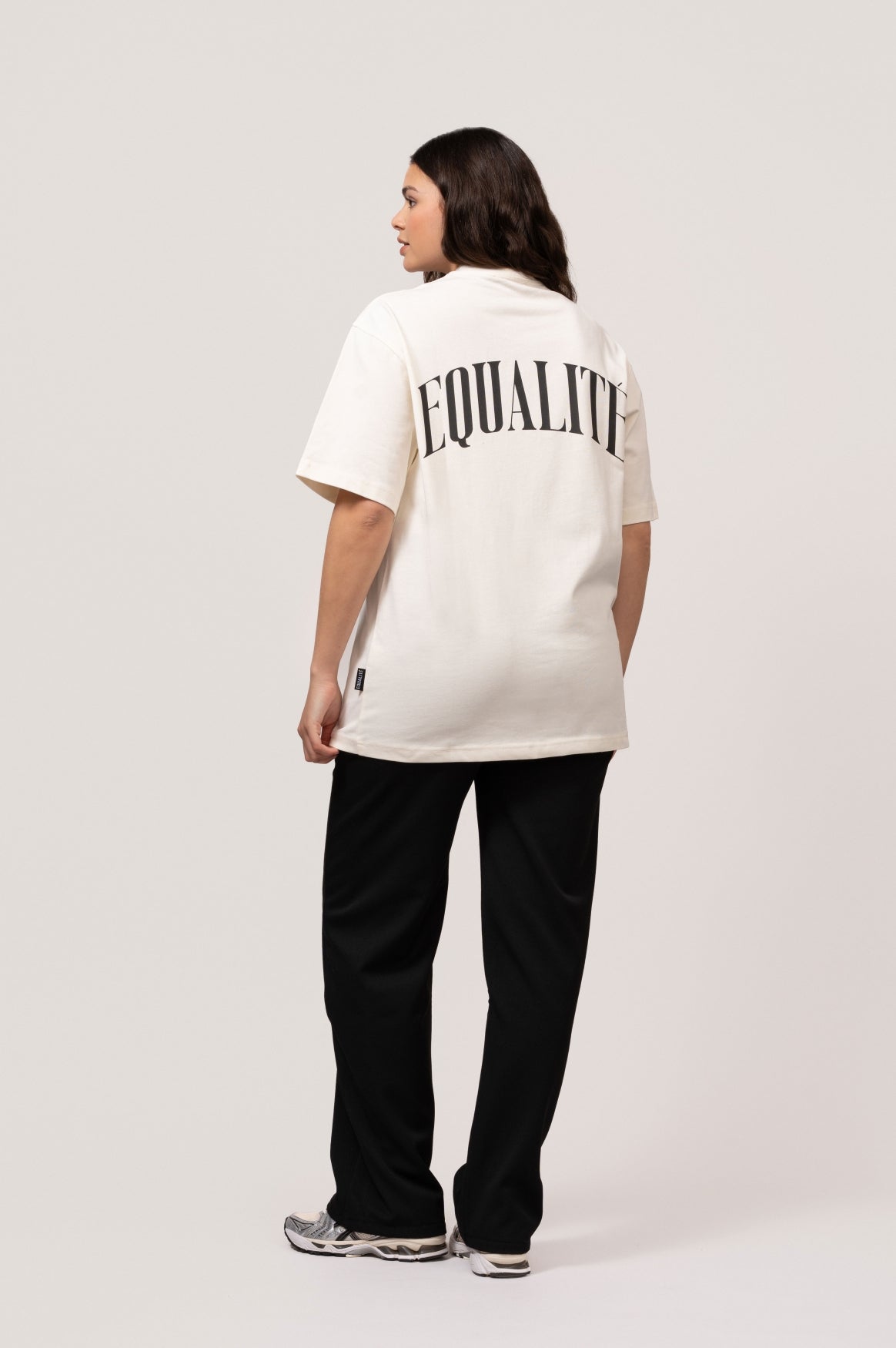 OLIVER OVERSIZED TEE | OFF-WHITE & BLACK
