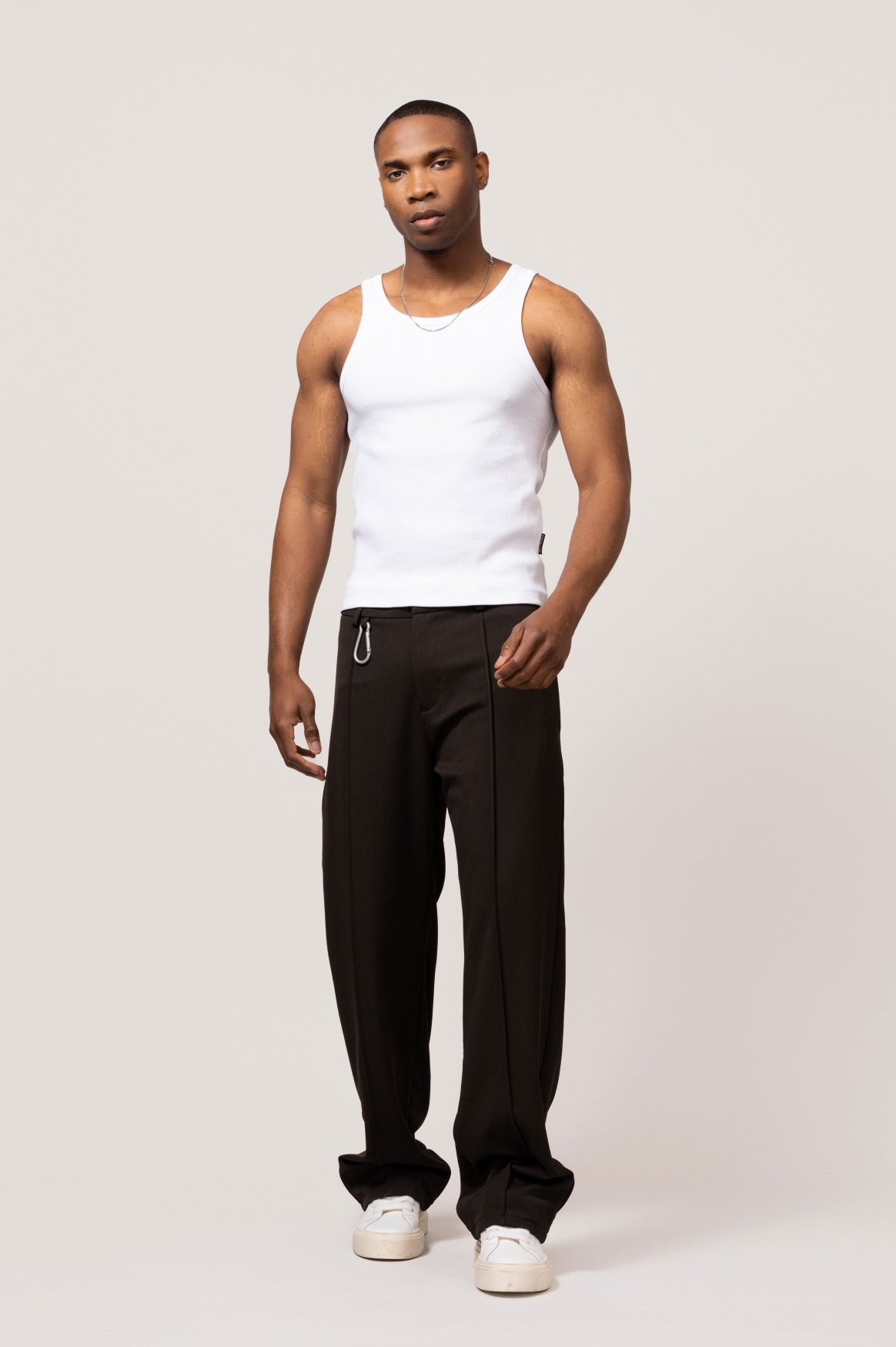 Regular Tailored Pants | Brown