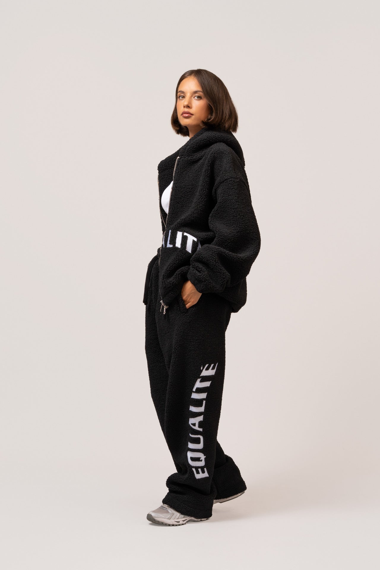 TEDDY PANTS | BLACK